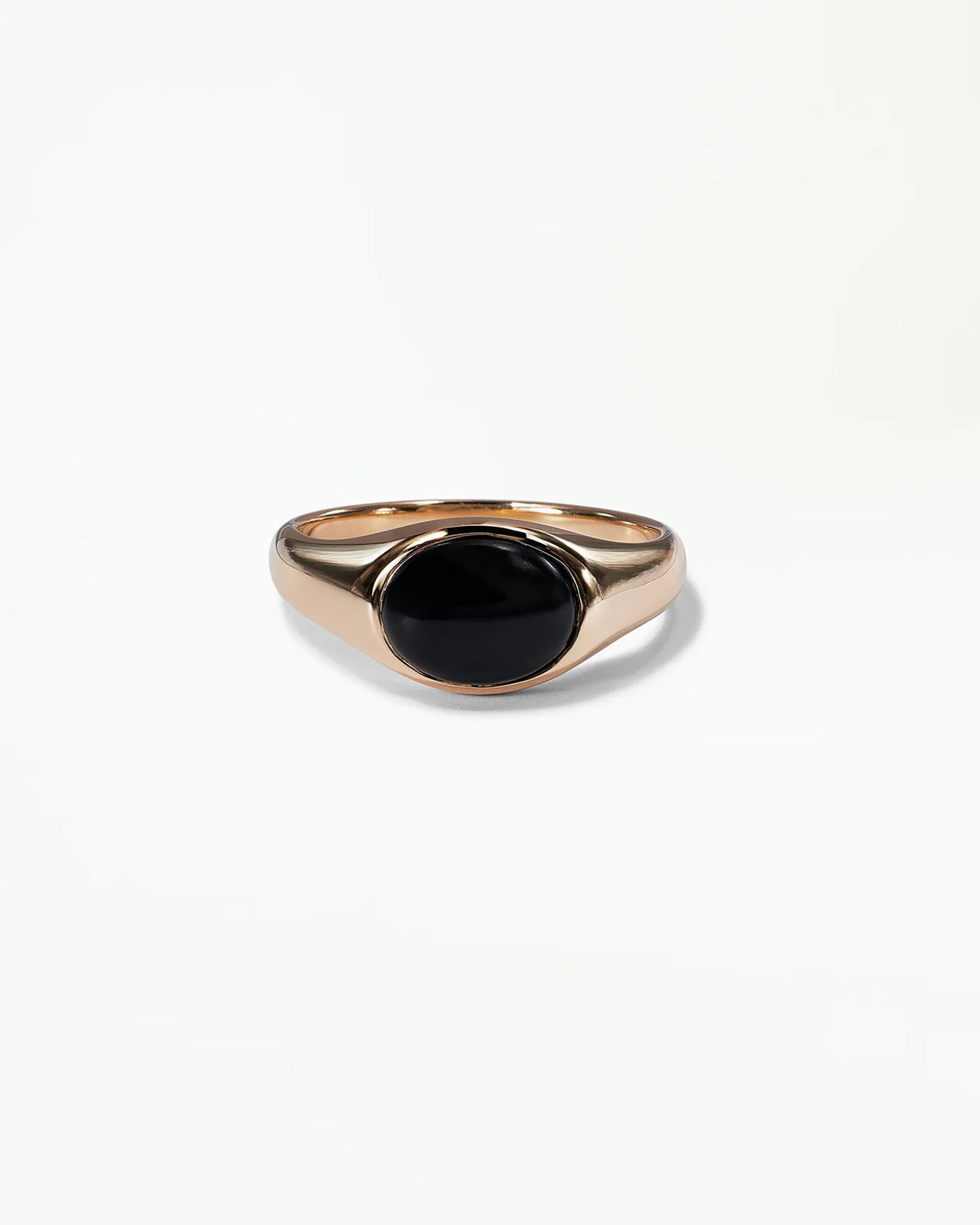 Jasper Ellipse Signet Ring
