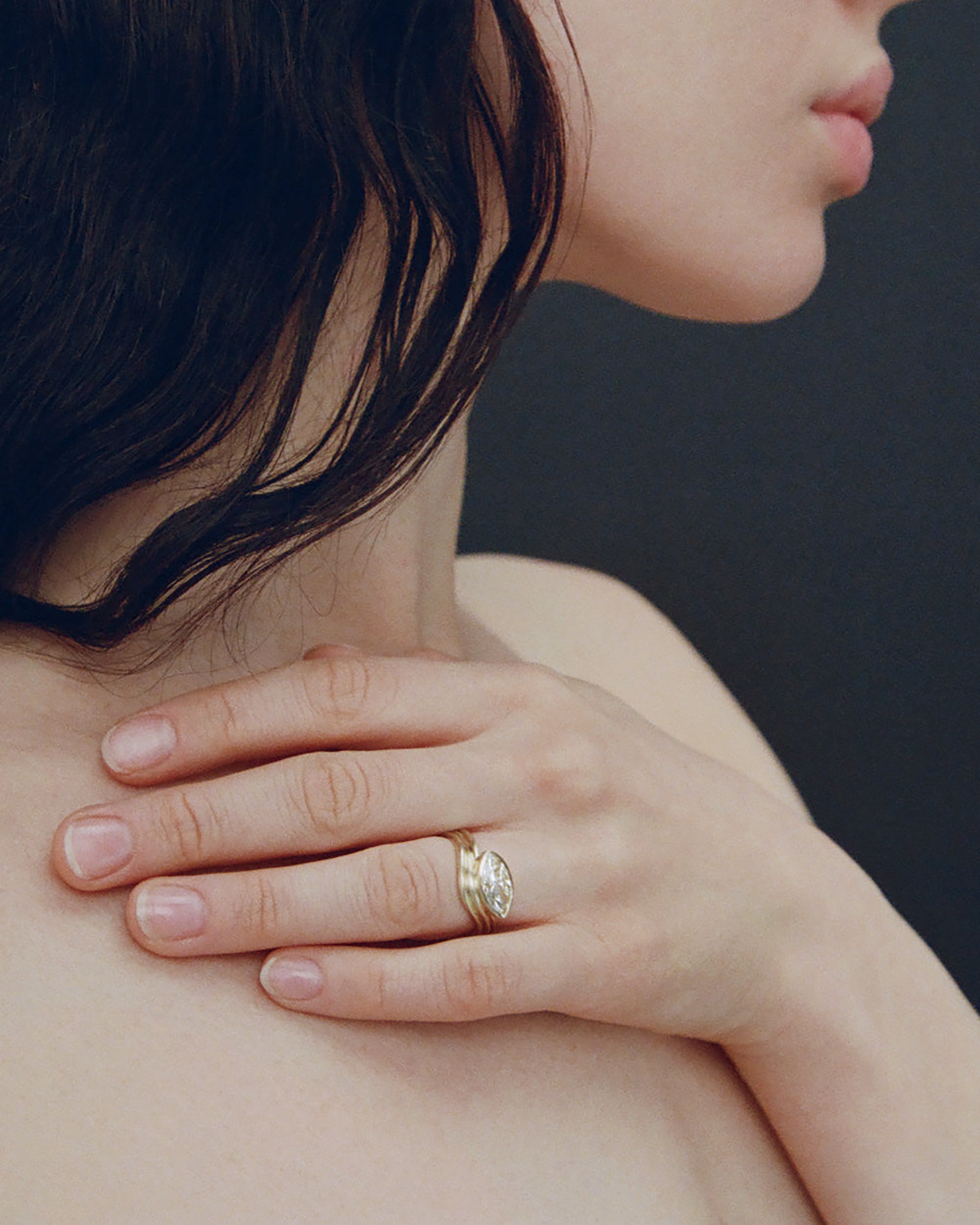 Marquise Cut Diamond Coast Ring