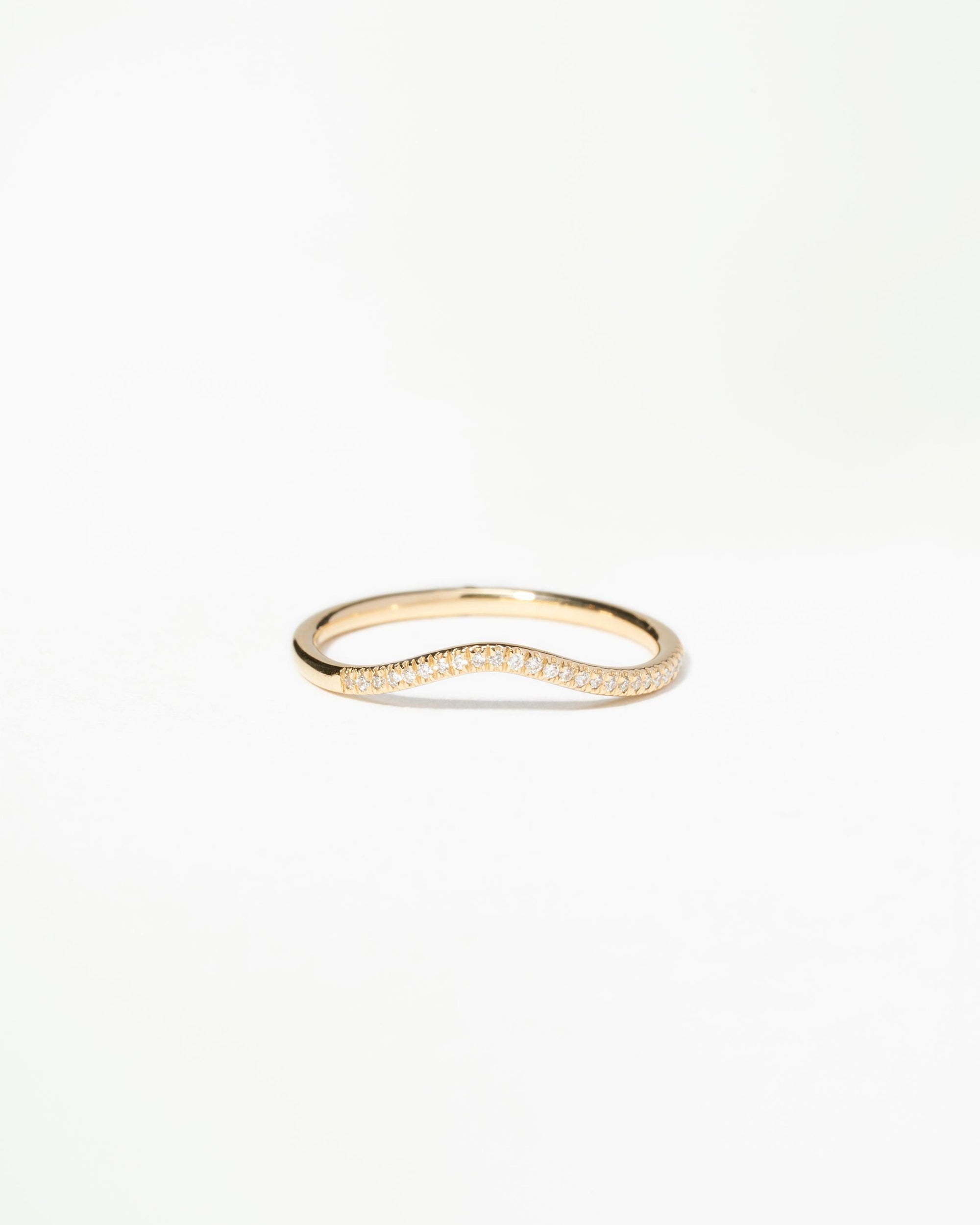 Micropave Diamond Wave Stacking Band