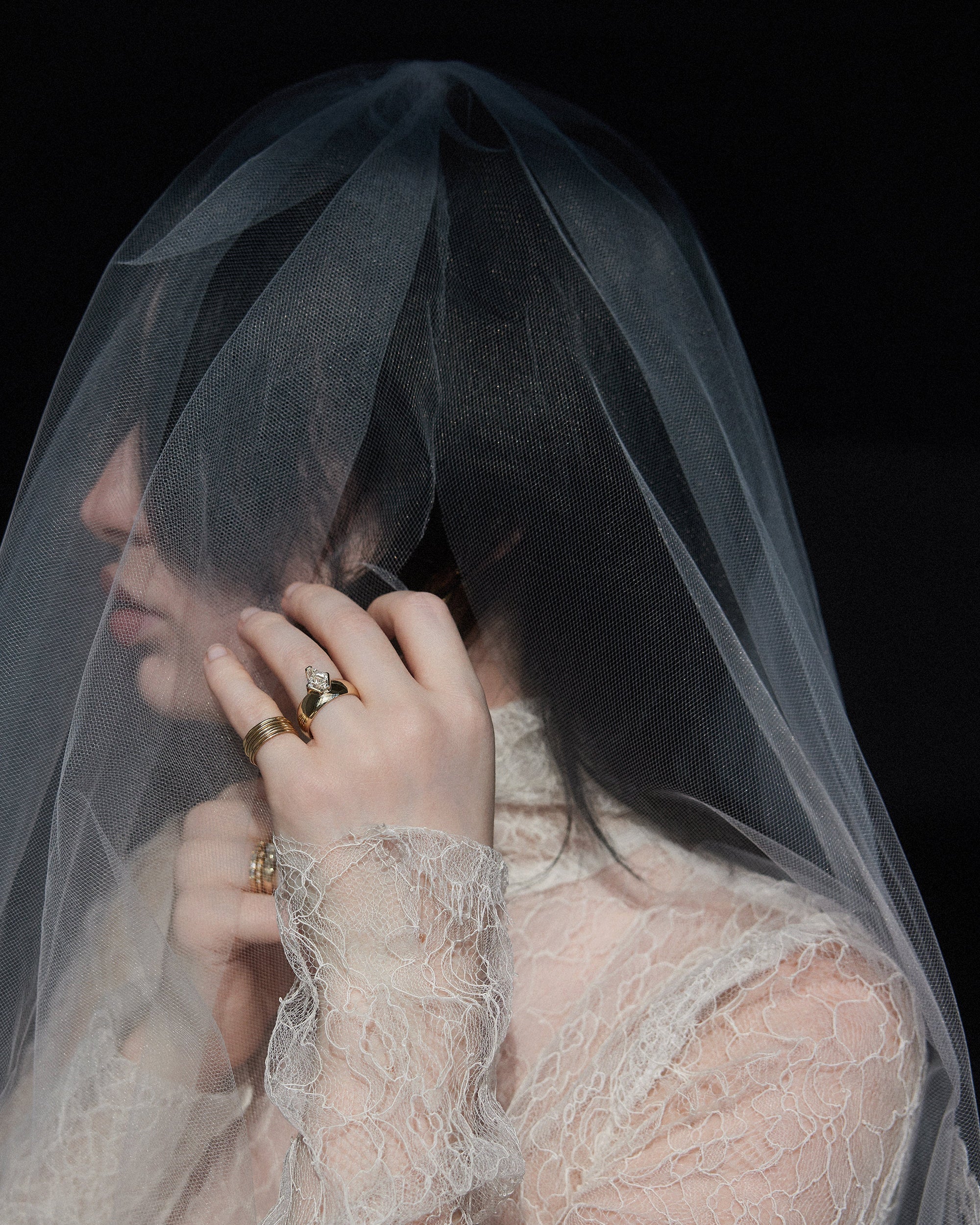 Modified Kite Cut Diamond Dome Monolith Ring No. 45