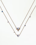Moonstone and Diamond Necklace Gift Set
