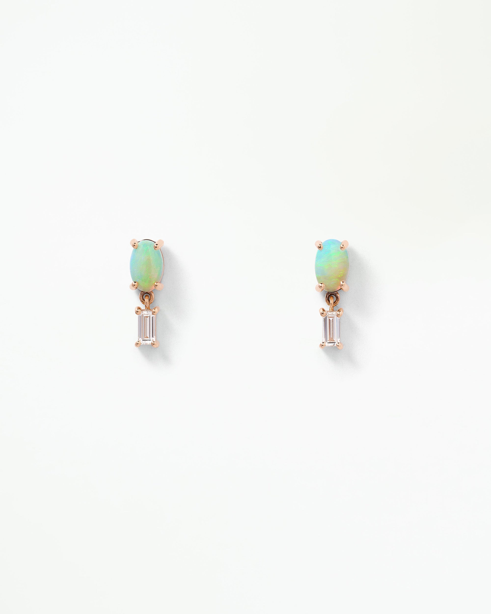 Opal and Diamond Stela Earring