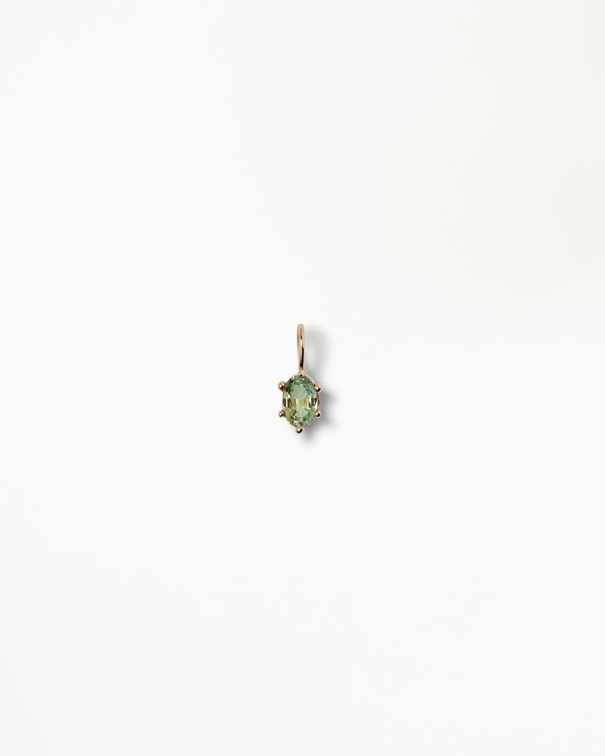 Oval Sapphire Plinth Pendant
