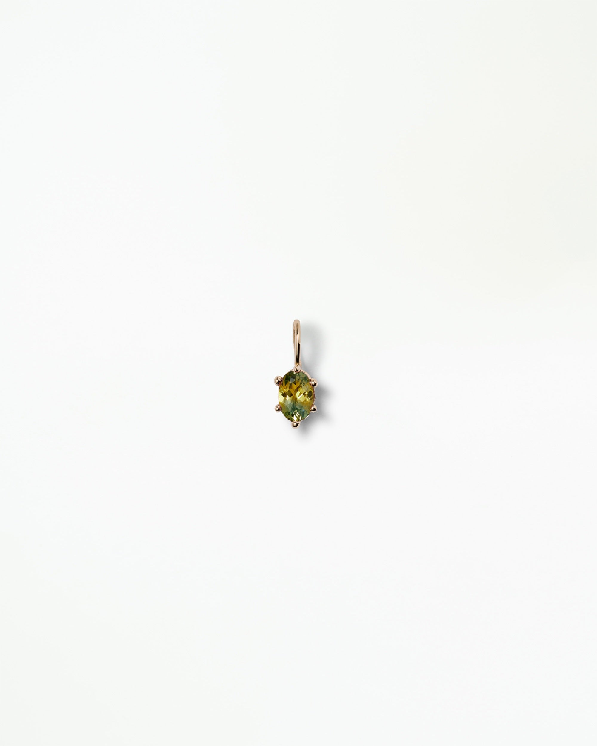 Oval Sapphire Plinth Pendant