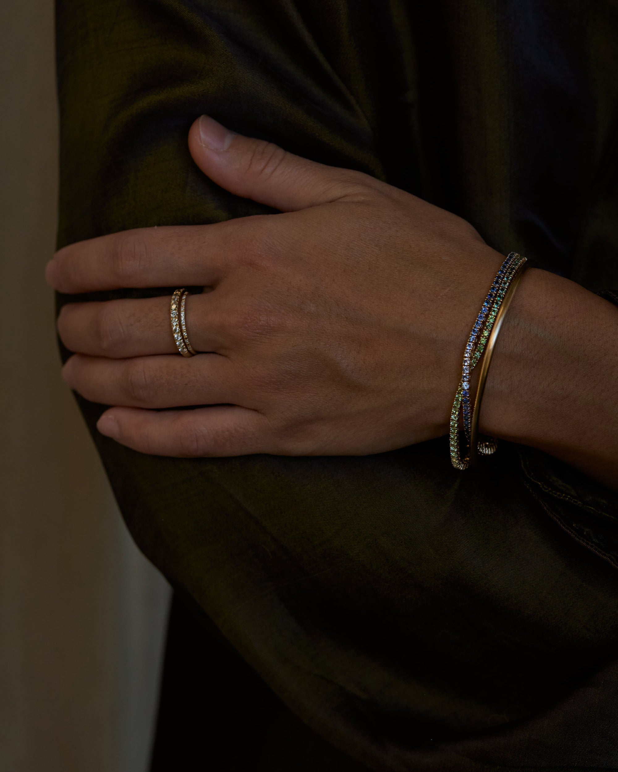 Pav Desert Diamond Eternity Ring