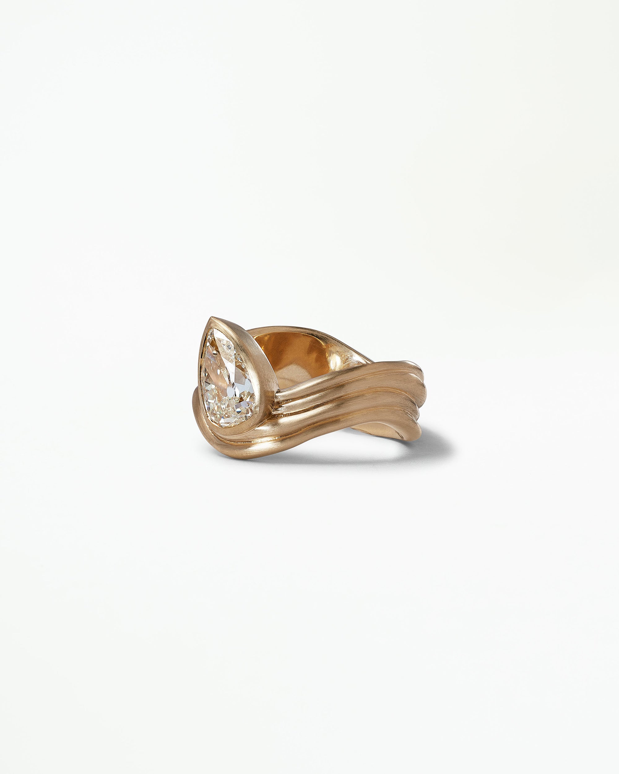 Pear Cut Diamond Coast Ring