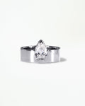 Pear Cut Diamond Monolith Ring