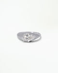 Pear Cut Diamond Signet Ring