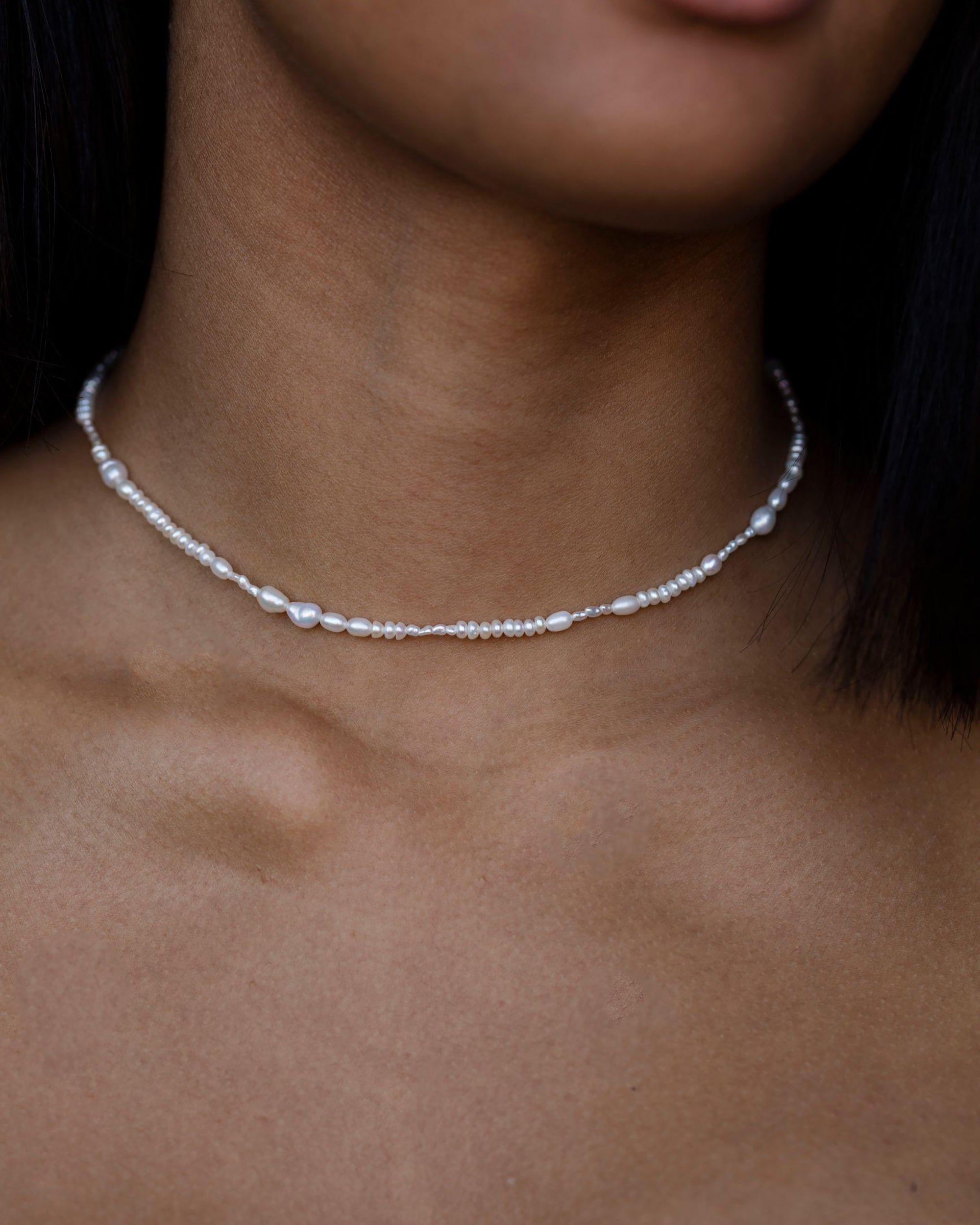 Pearl Collage Necklace