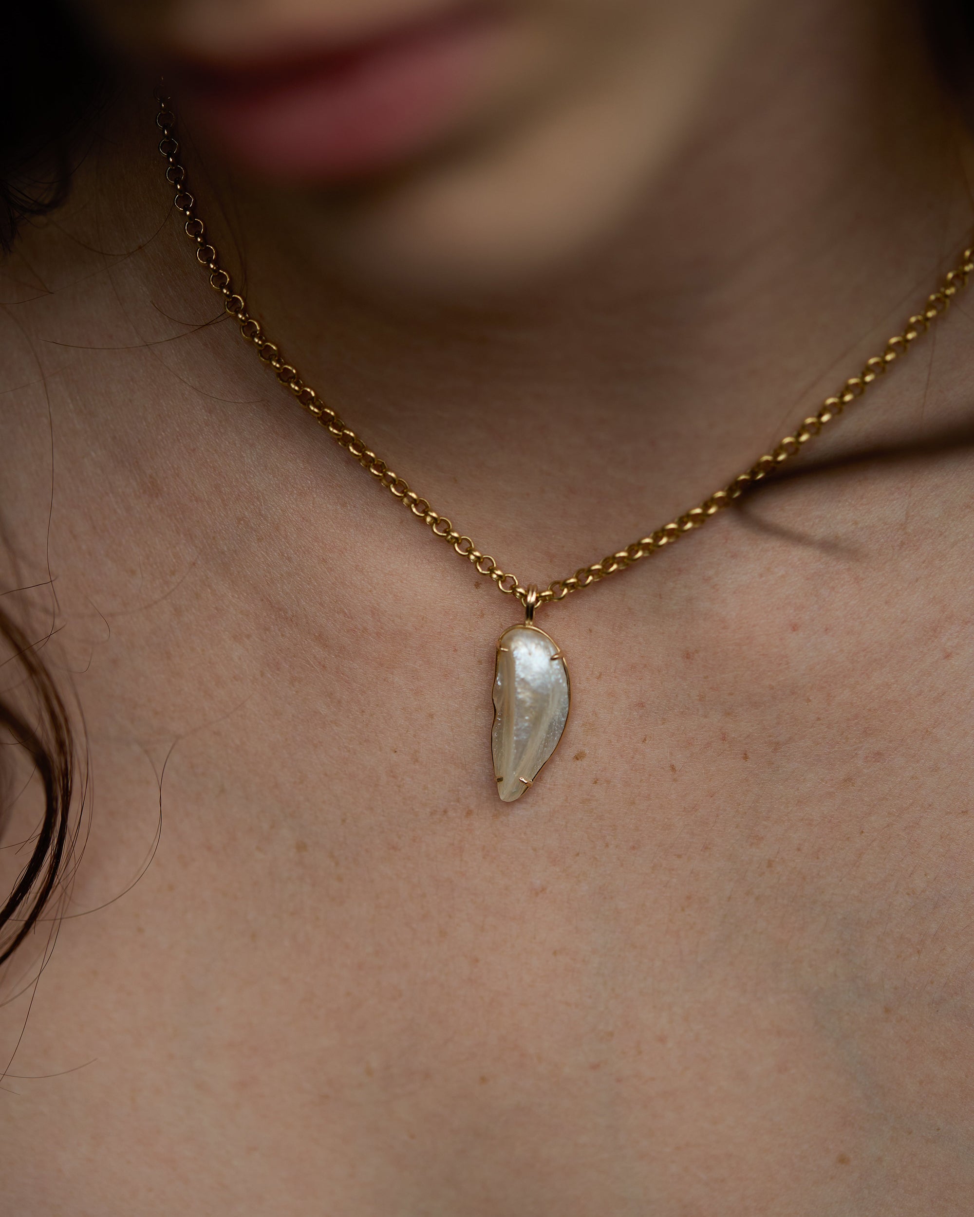 Pearl Wing Borealis Pendant No. 3