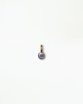 Round Cut Sapphire Rain Pendant No. 10