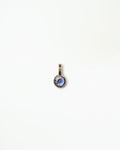 Round Cut Sapphire Rain Pendant No. 12