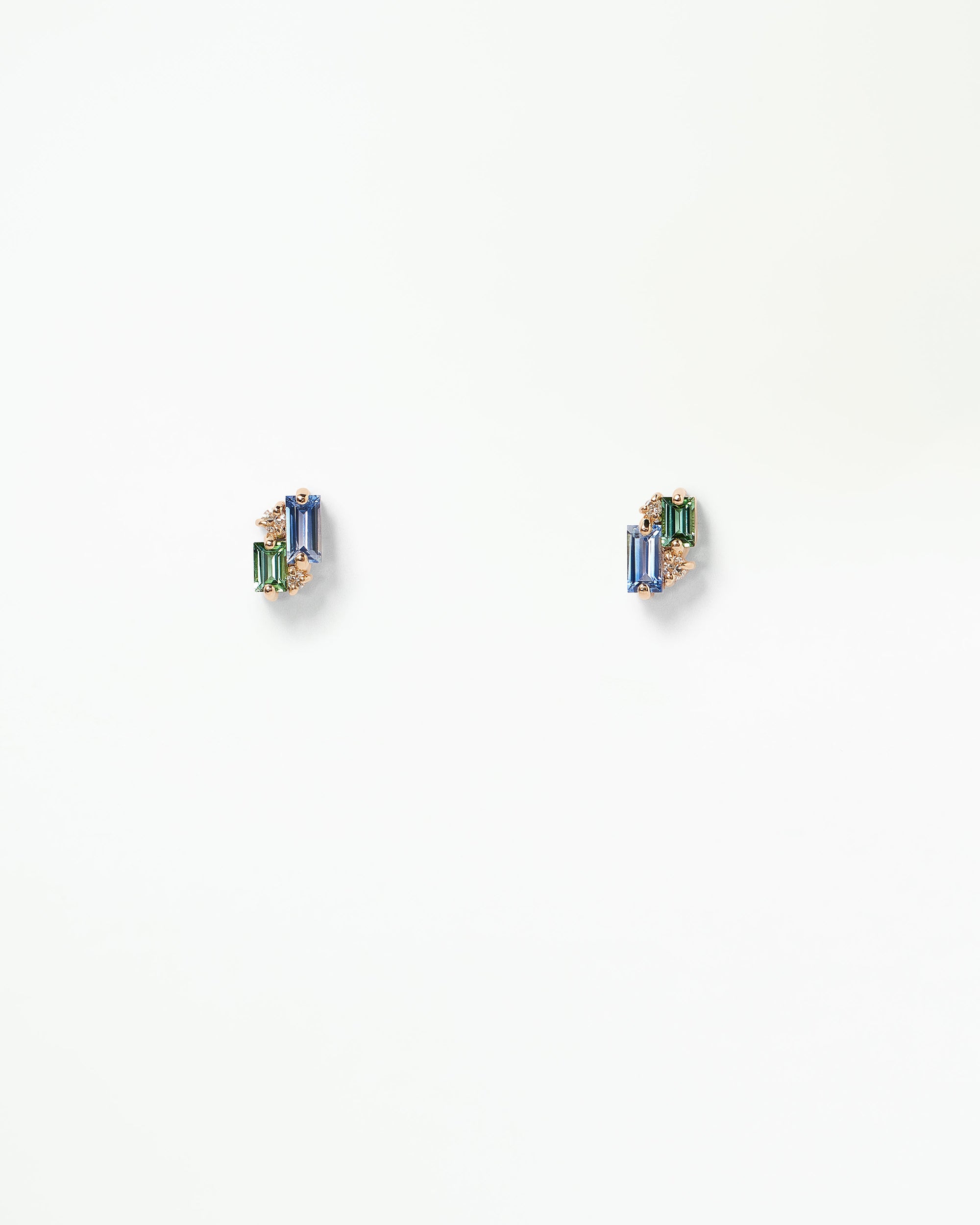 Sapphire and Diamond Bevy Earring