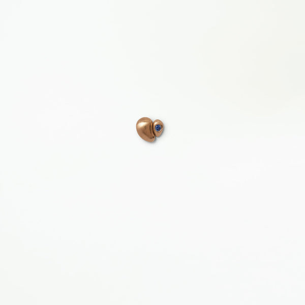Sapphire Bean Earrings