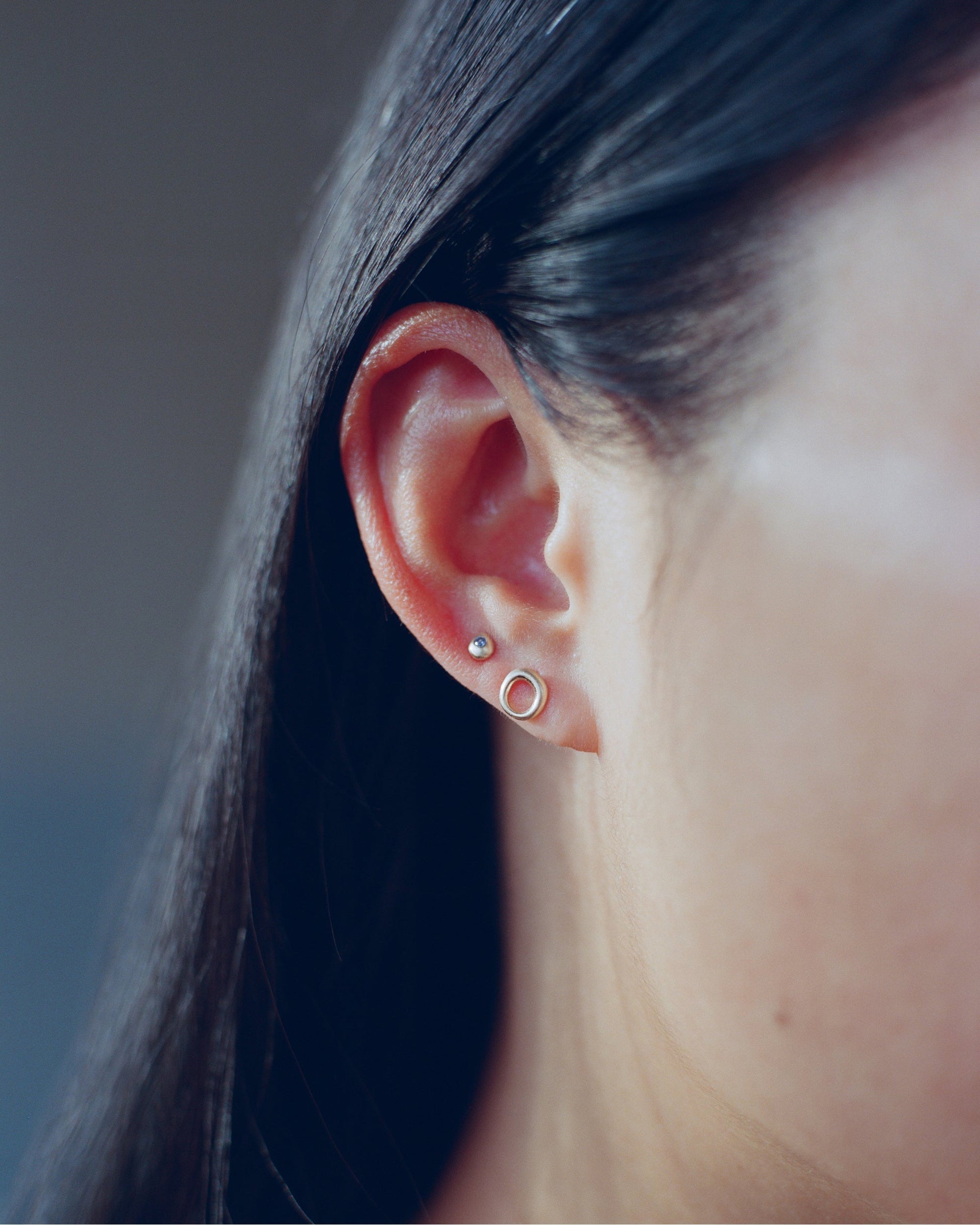 Sapphire Eclipse Earrings