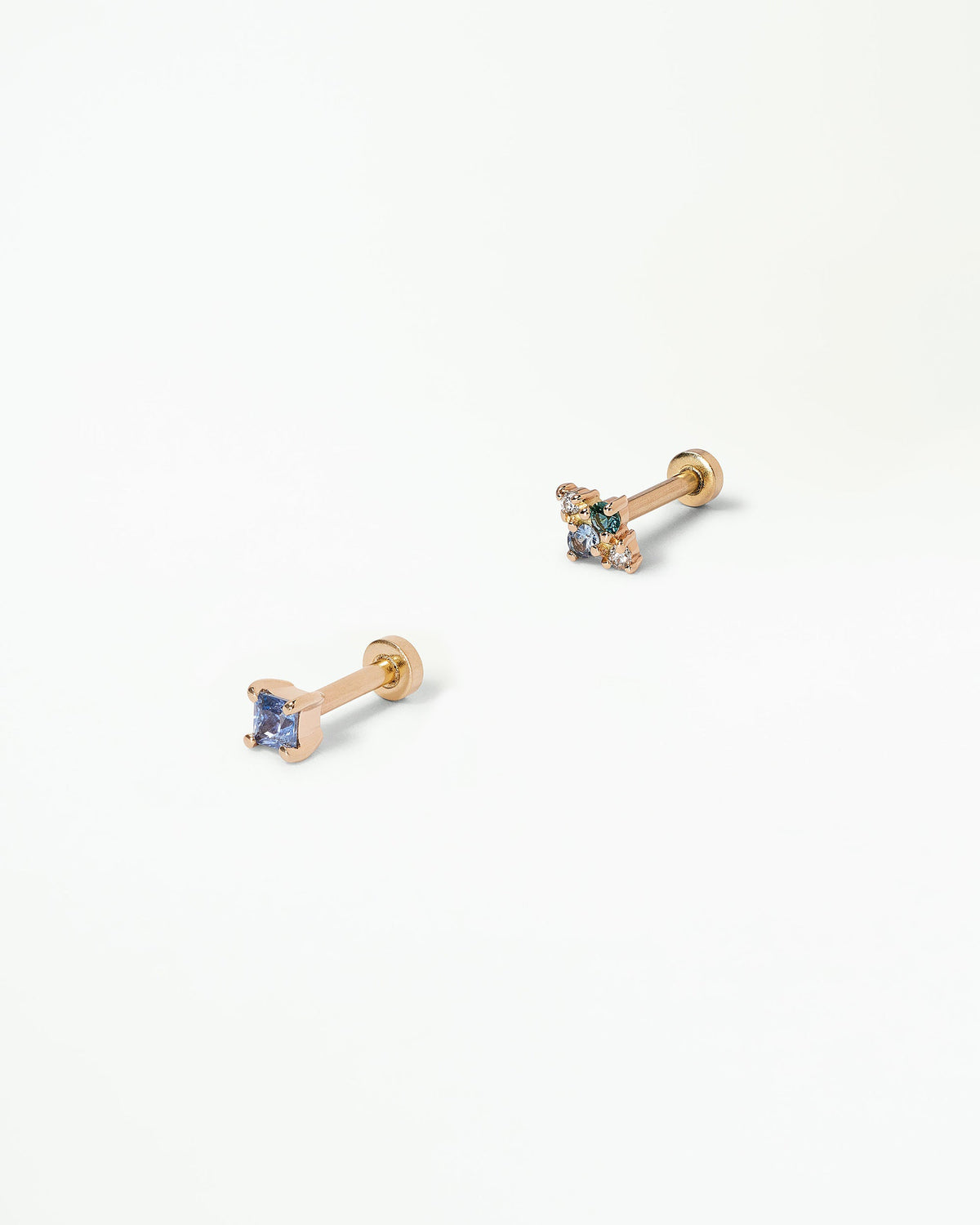 Sapphire Flat Back Earring Gift Set
