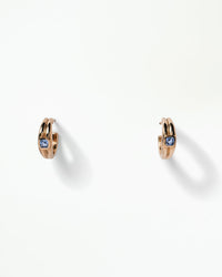 Sapphire Ridge Hoop Earring