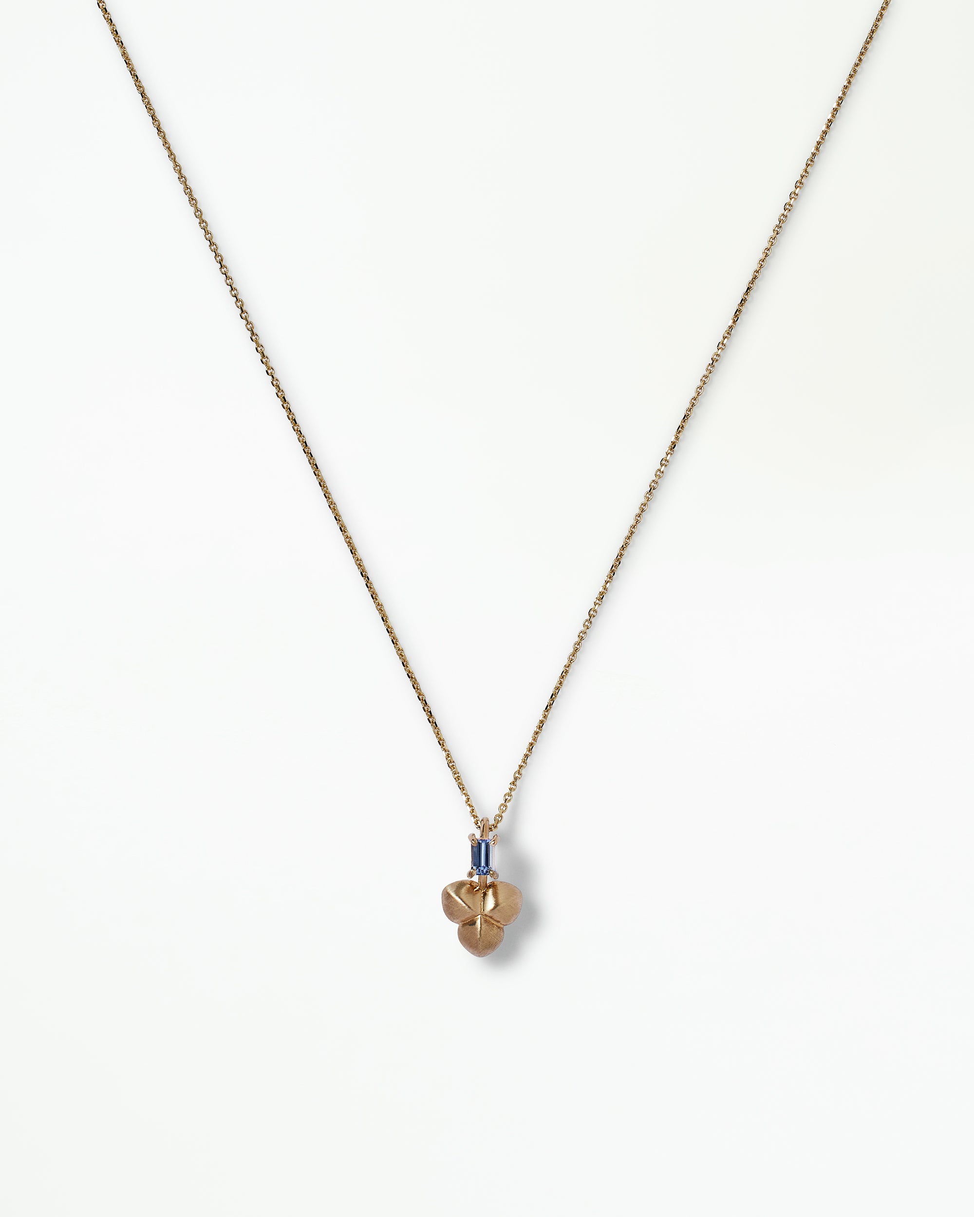 Sapphire Seed Pod Pendant