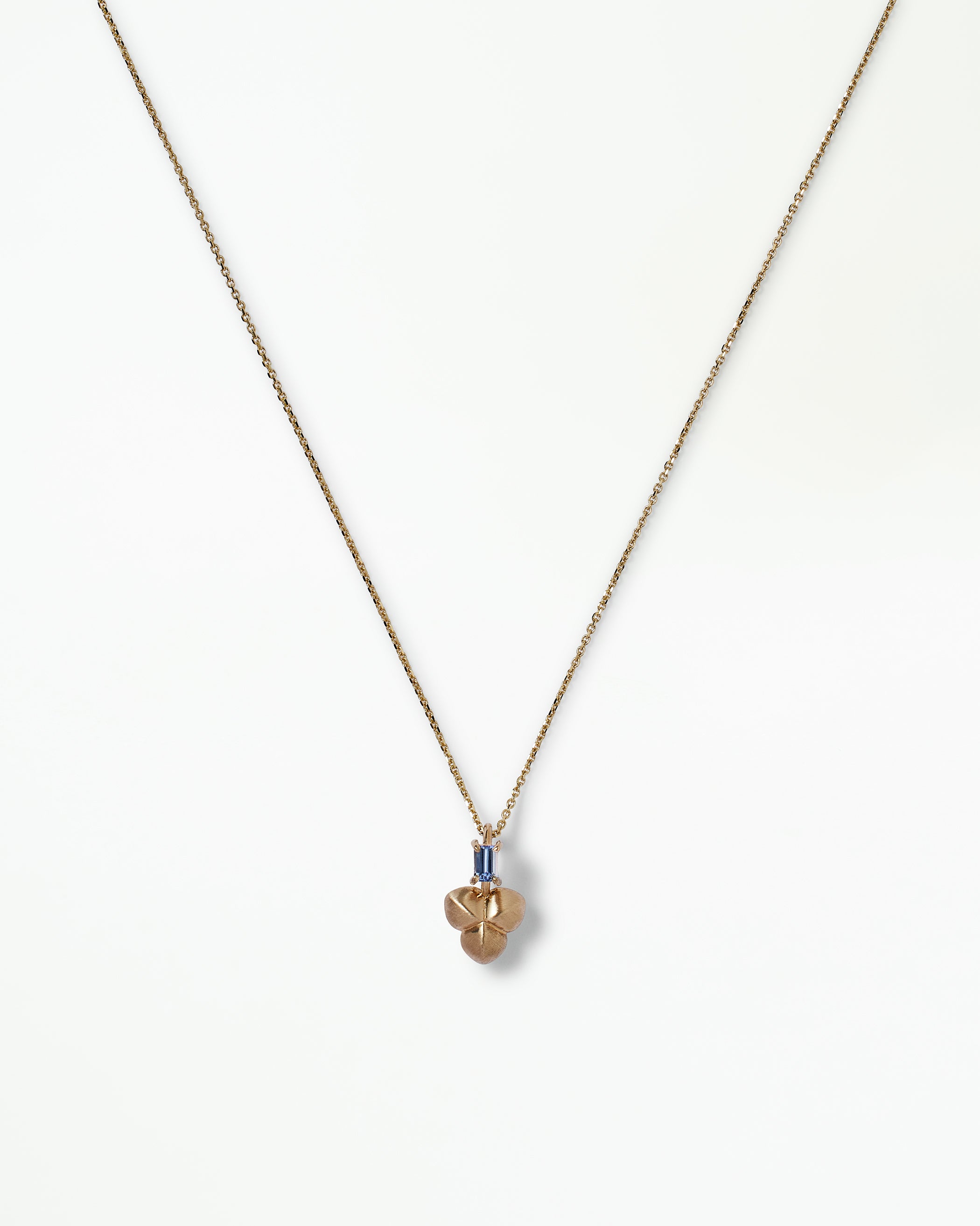 Sapphire Seed Pod Pendant