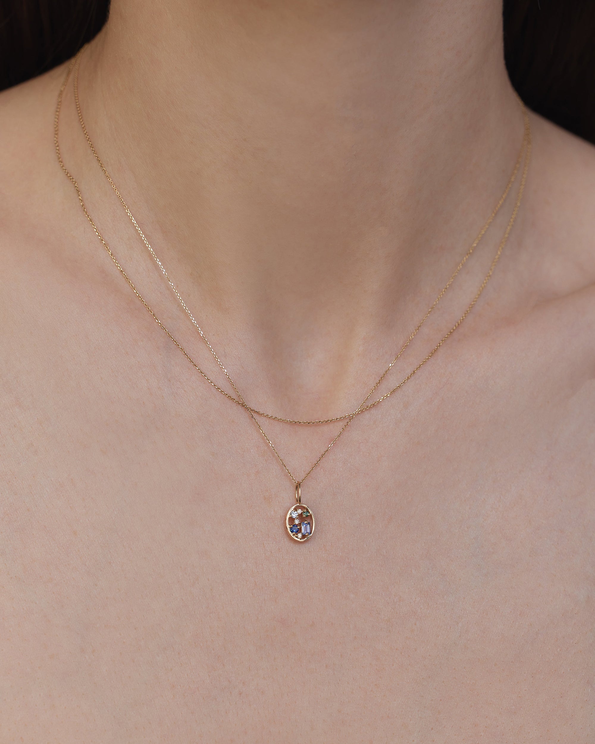 Seven Stone Numerology Pendant