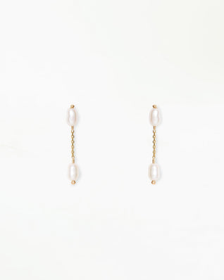 Short Pearl Shower Earring