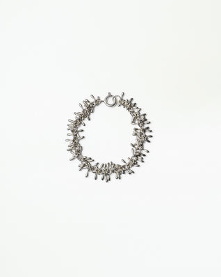 Silver Fringe Bracelet