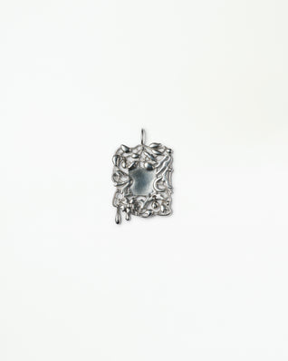 Silver Lace Charm