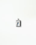 Silver Moonstone Box Charm