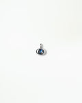 Silver Moonstone Oval Charm