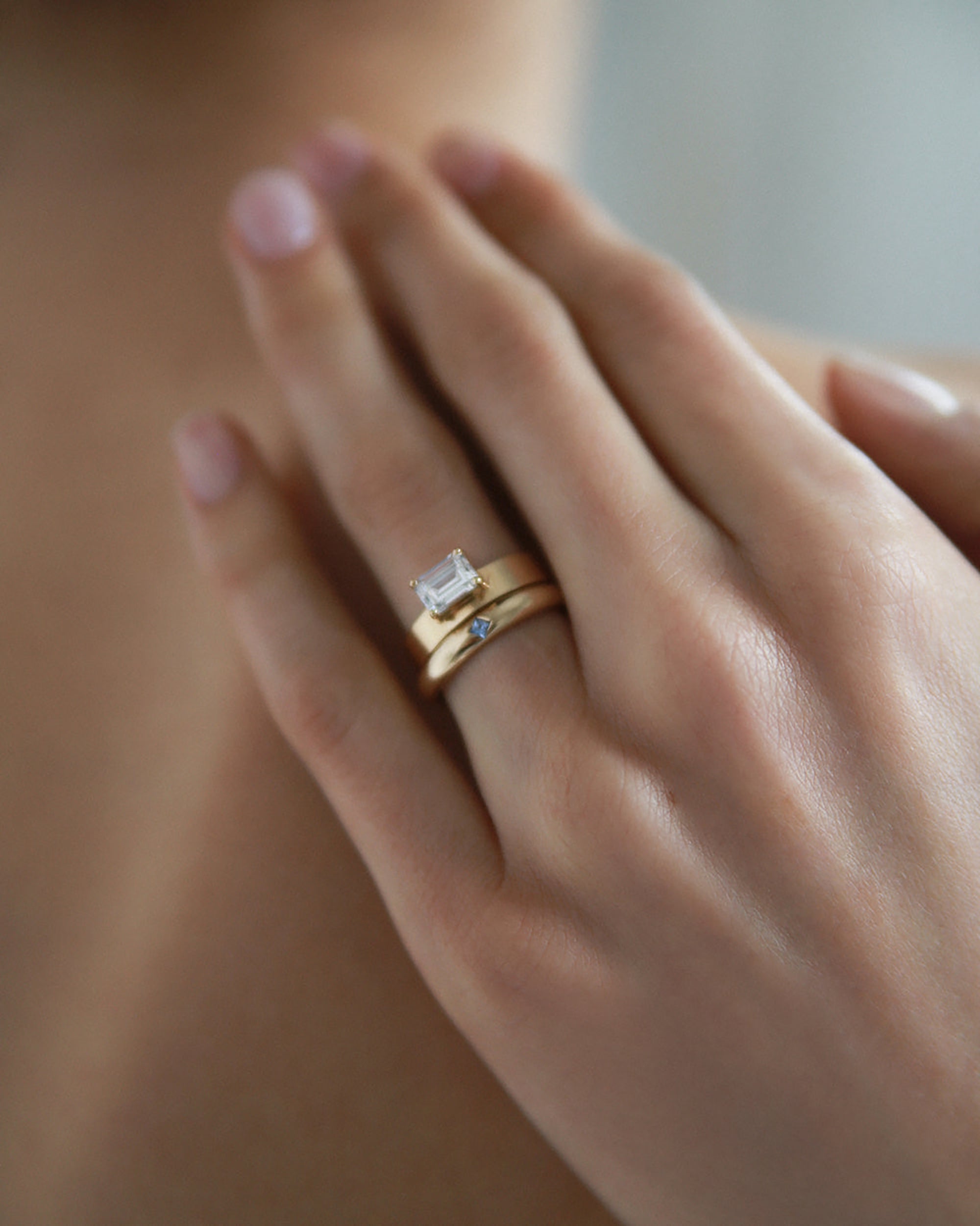 Small Birthstone Row Ring