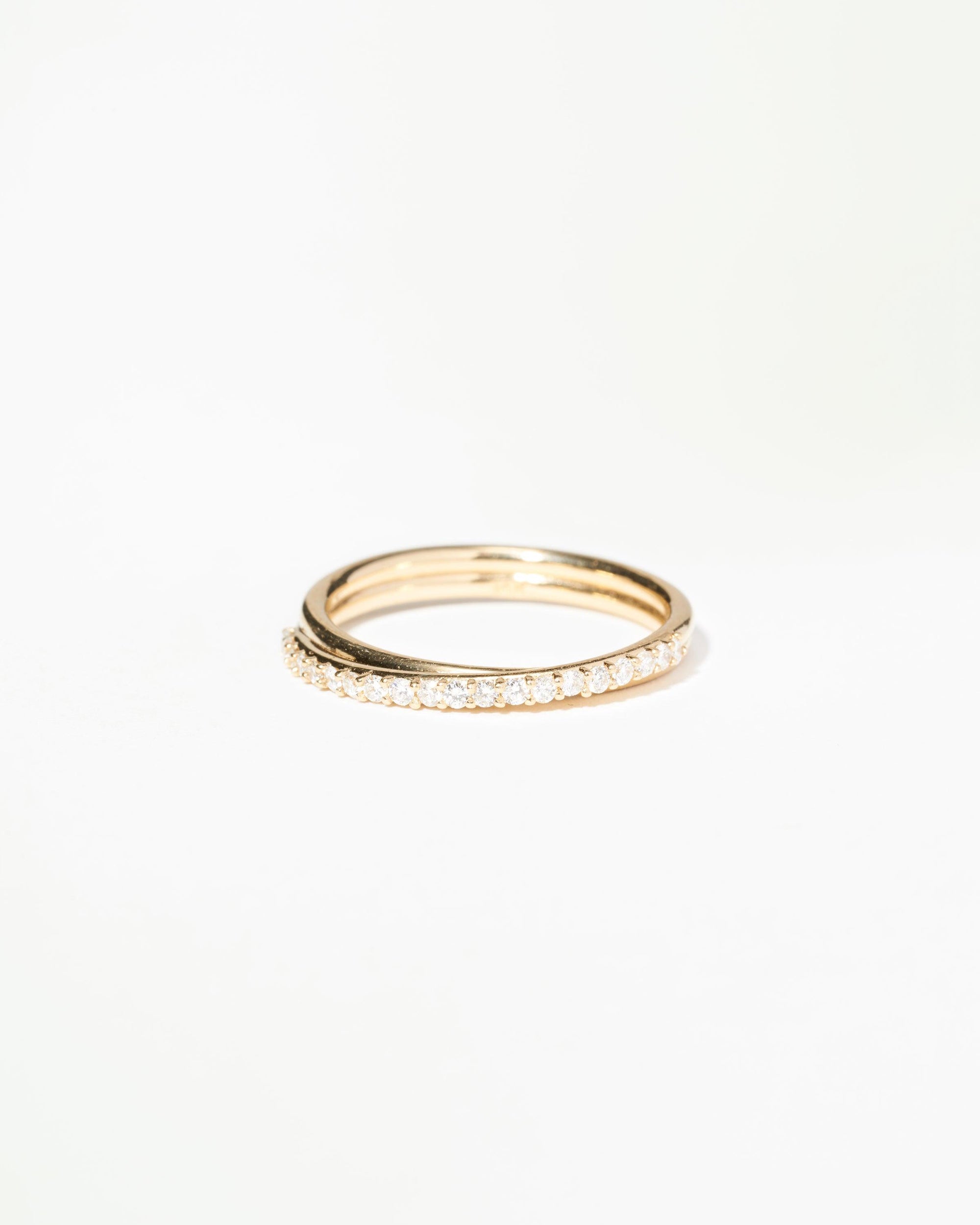 Small Demi-Pave Diamond Current Ring