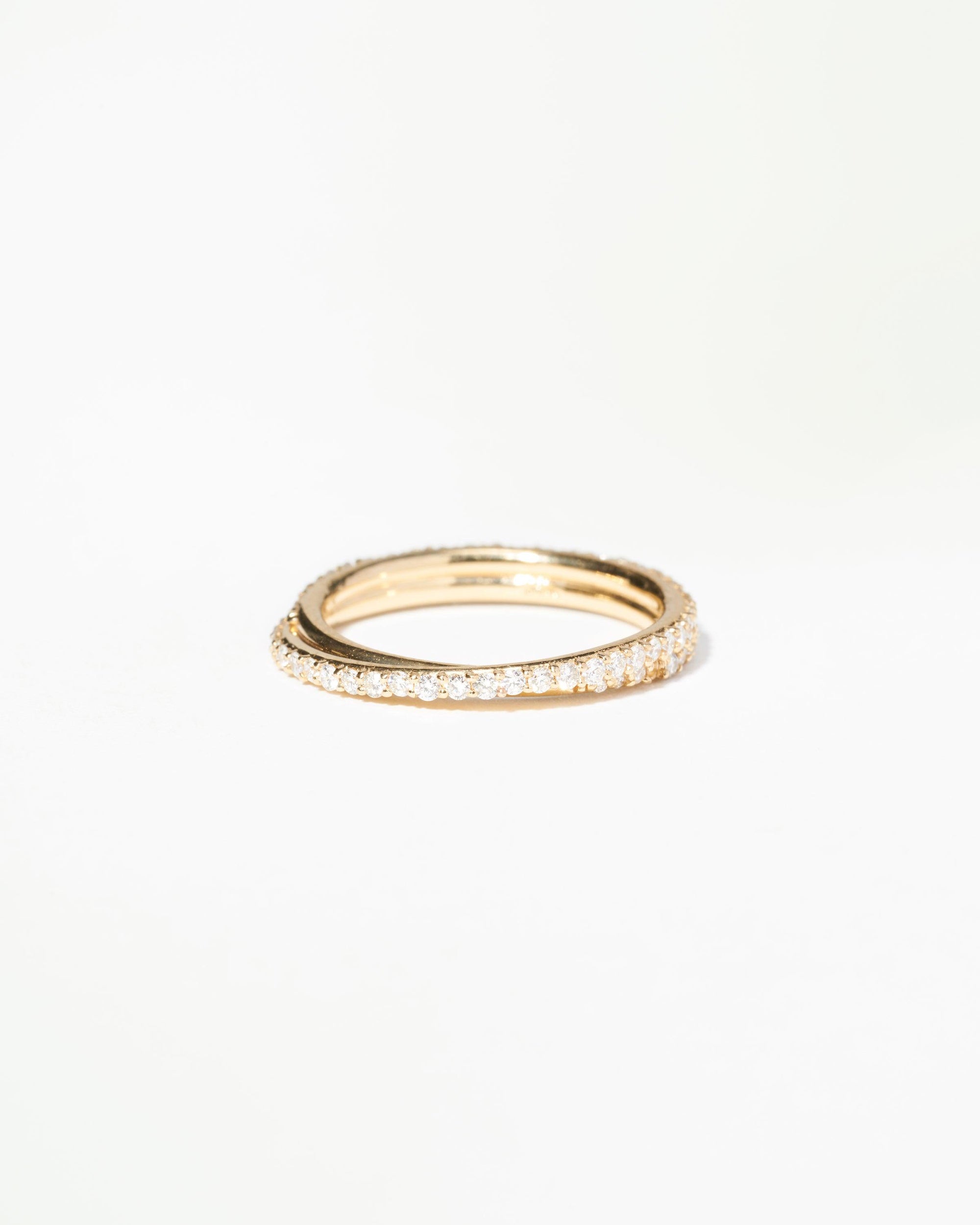 Small Pave Diamond Eternity Current Ring