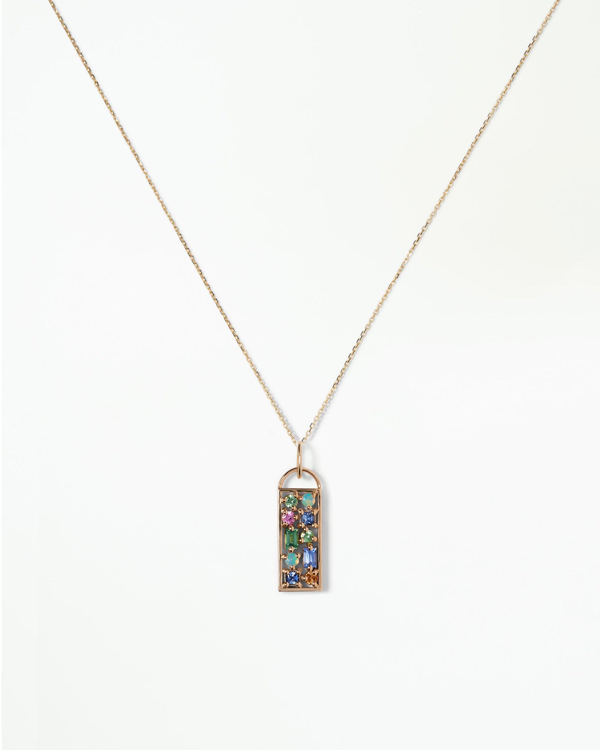 Ten Stone Numerology Pendant