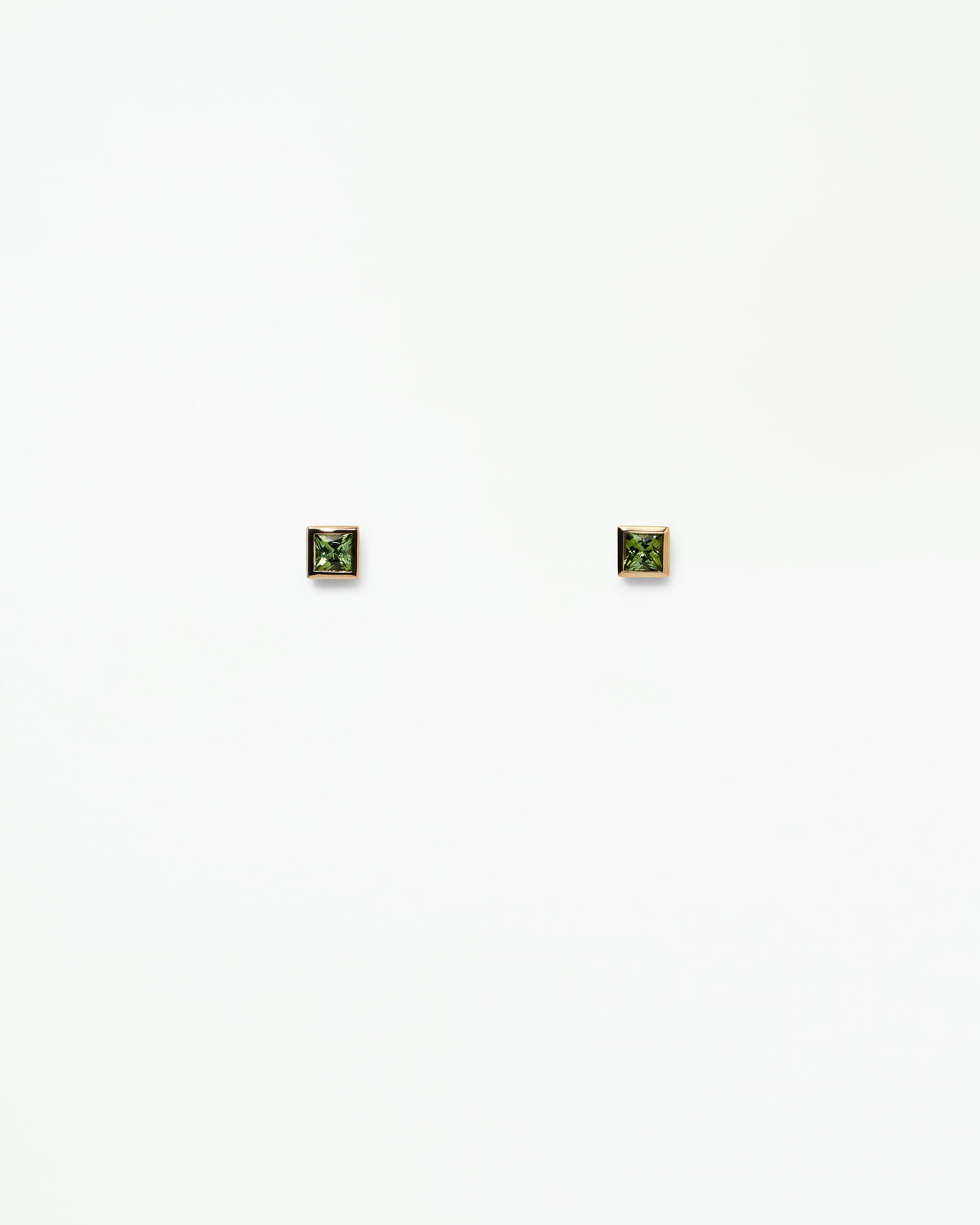 Tourmaline Window Stud Earring