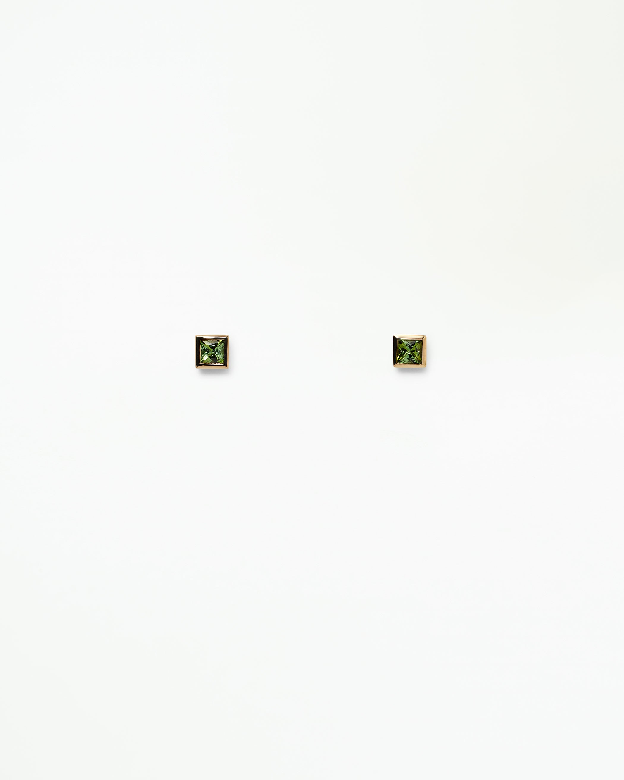 Tourmaline Window Stud Earring