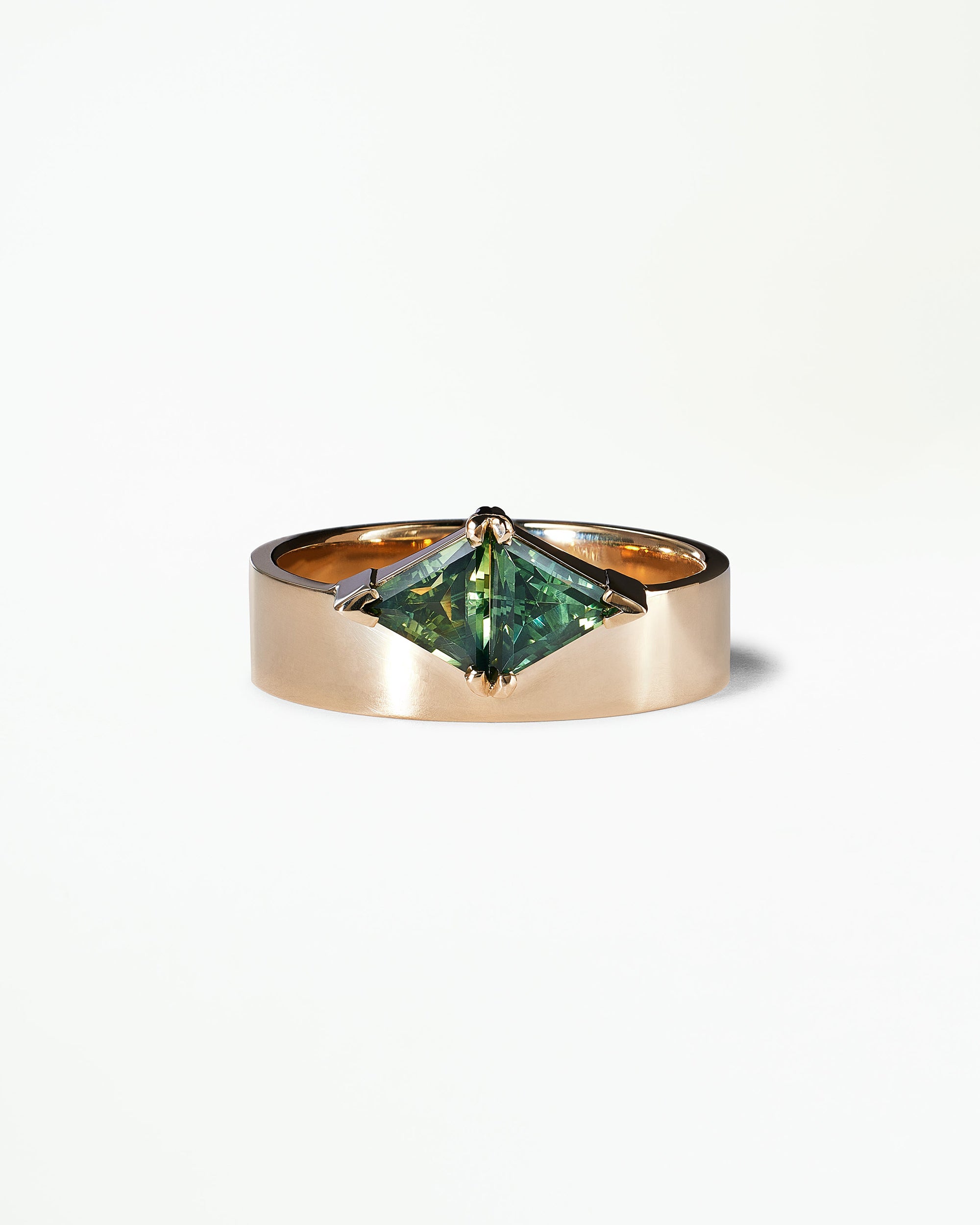 Triangle Cut Sapphire Bricolage Ring No. 24