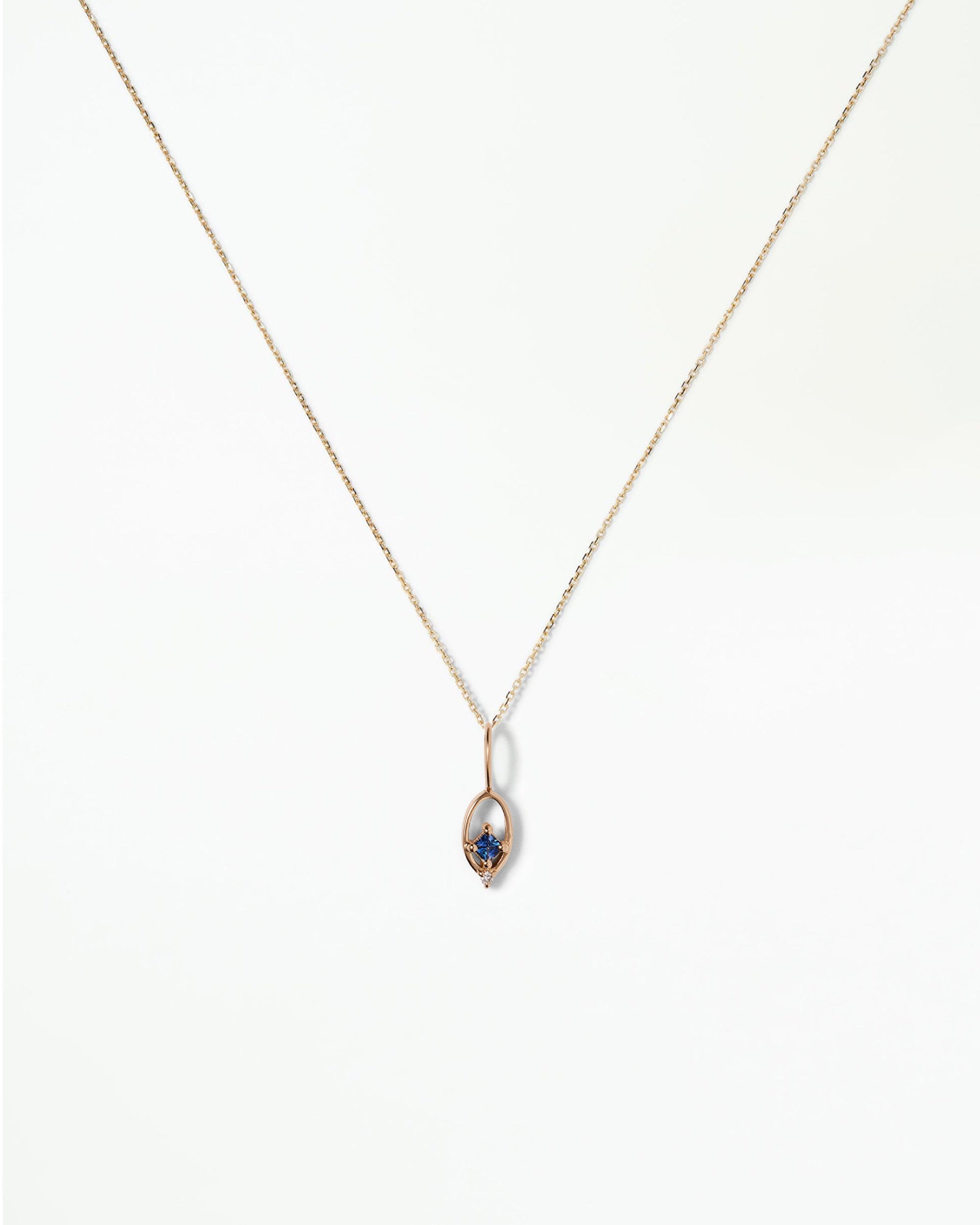 Two Stone Numerology Pendant