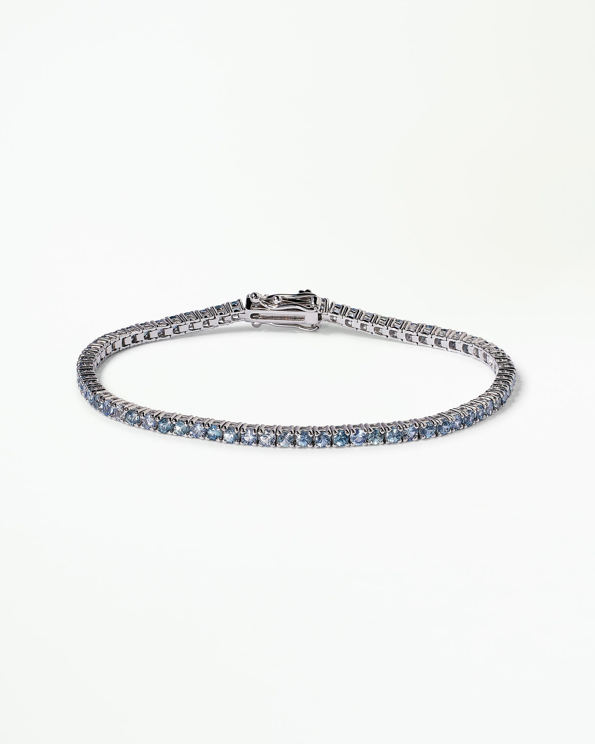 White Gold Sapphire Tennis Bracelet
