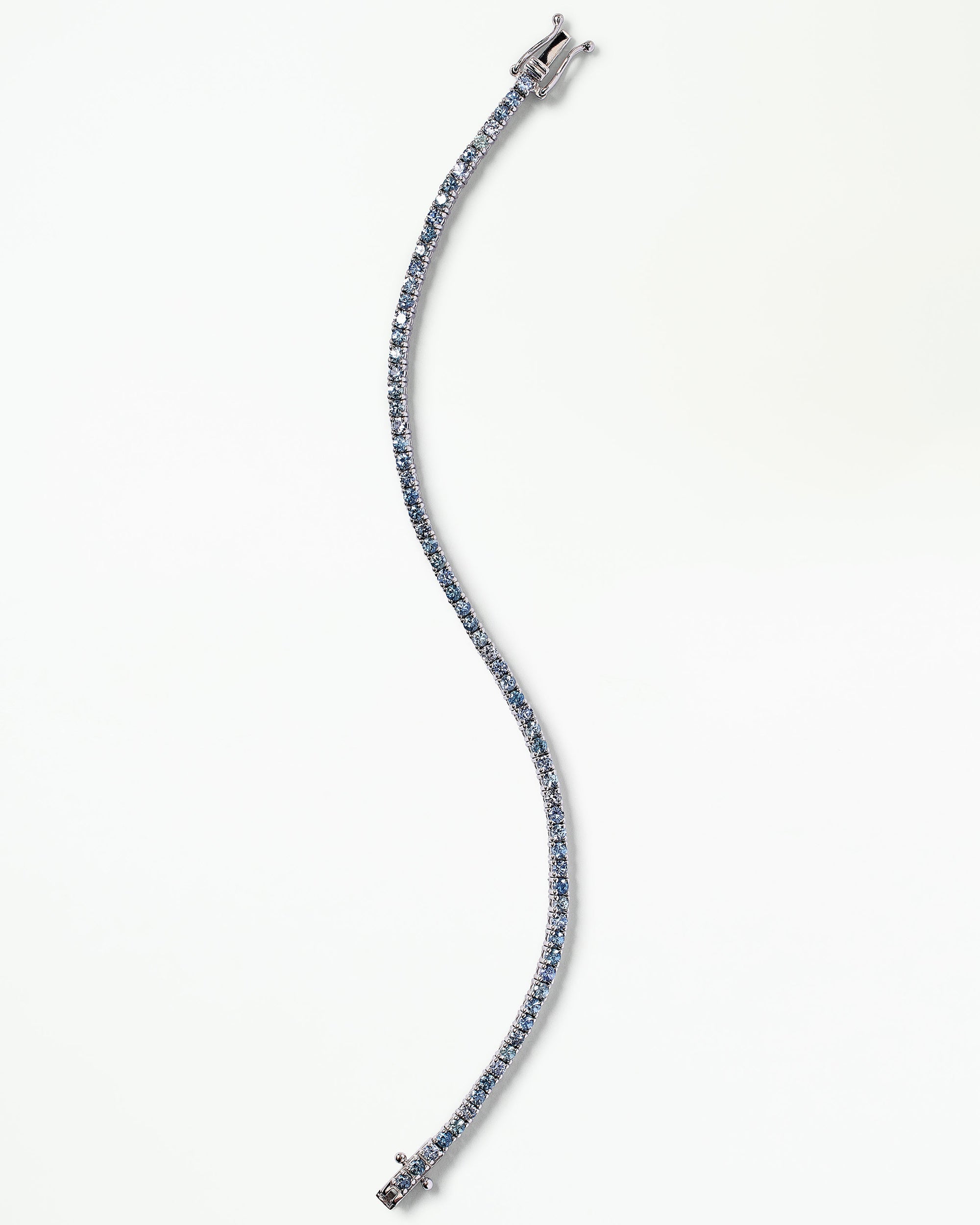 White Gold Sapphire Tennis Bracelet
