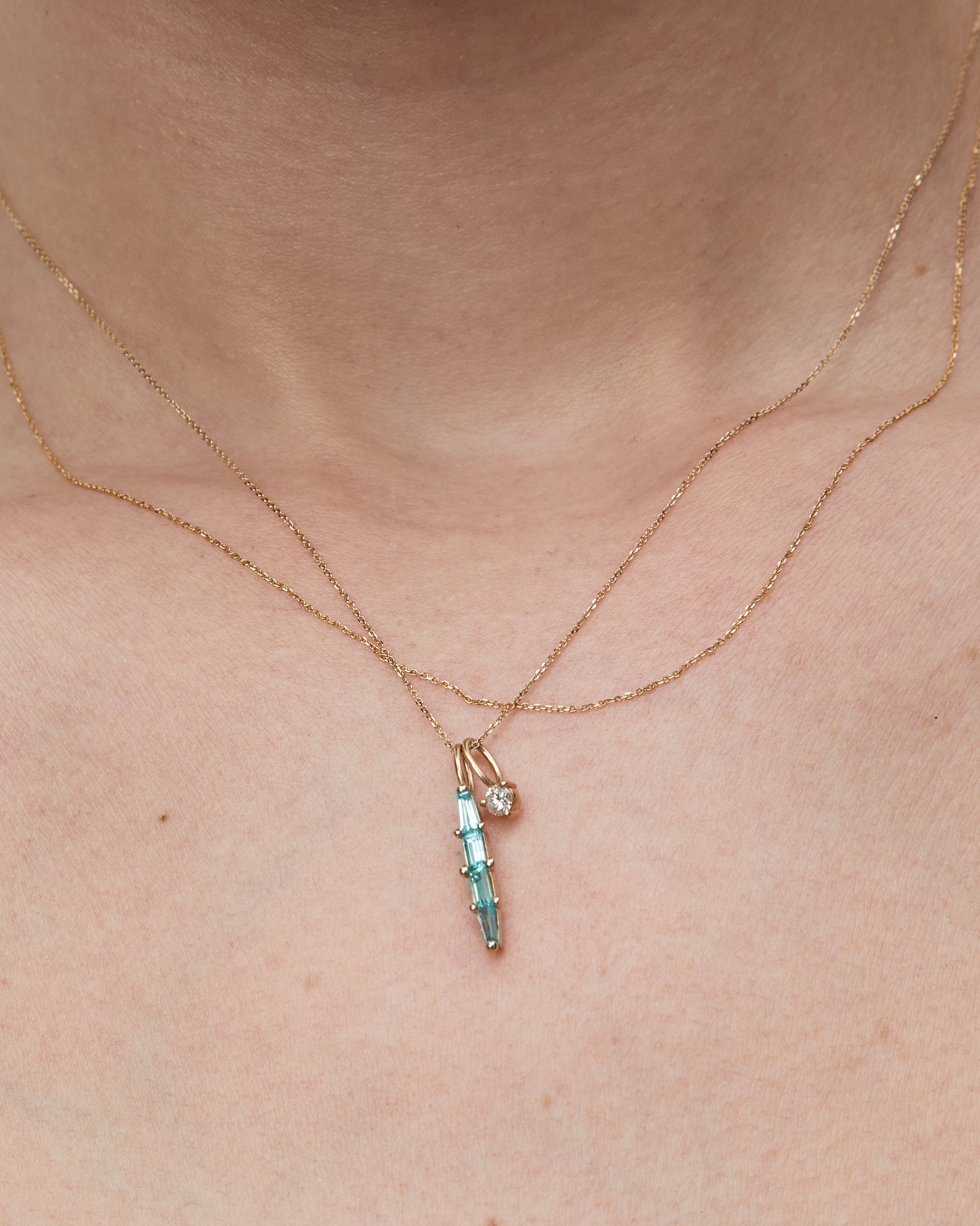 Aquamarine Pool Pendant