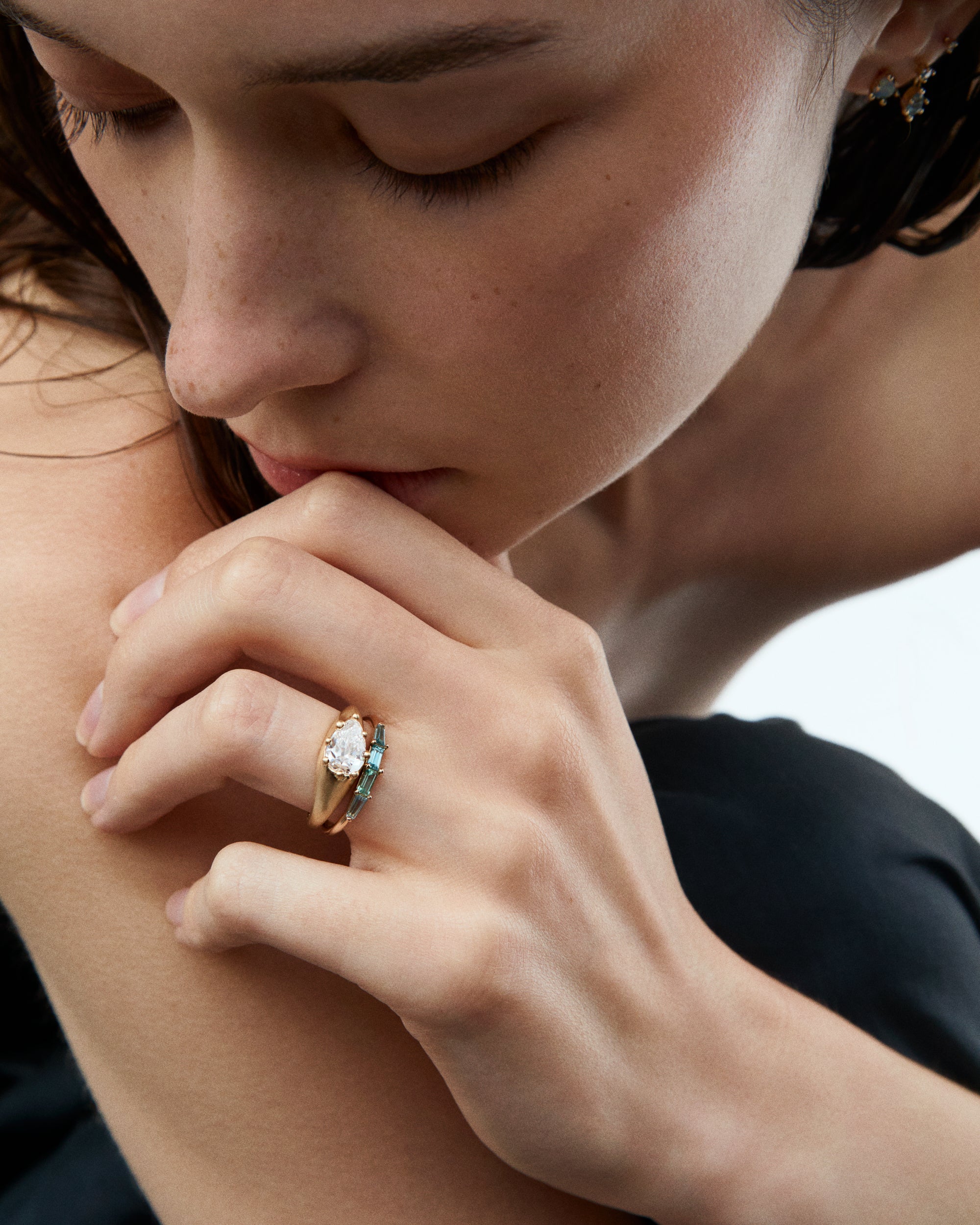 Baguette Pool Ring