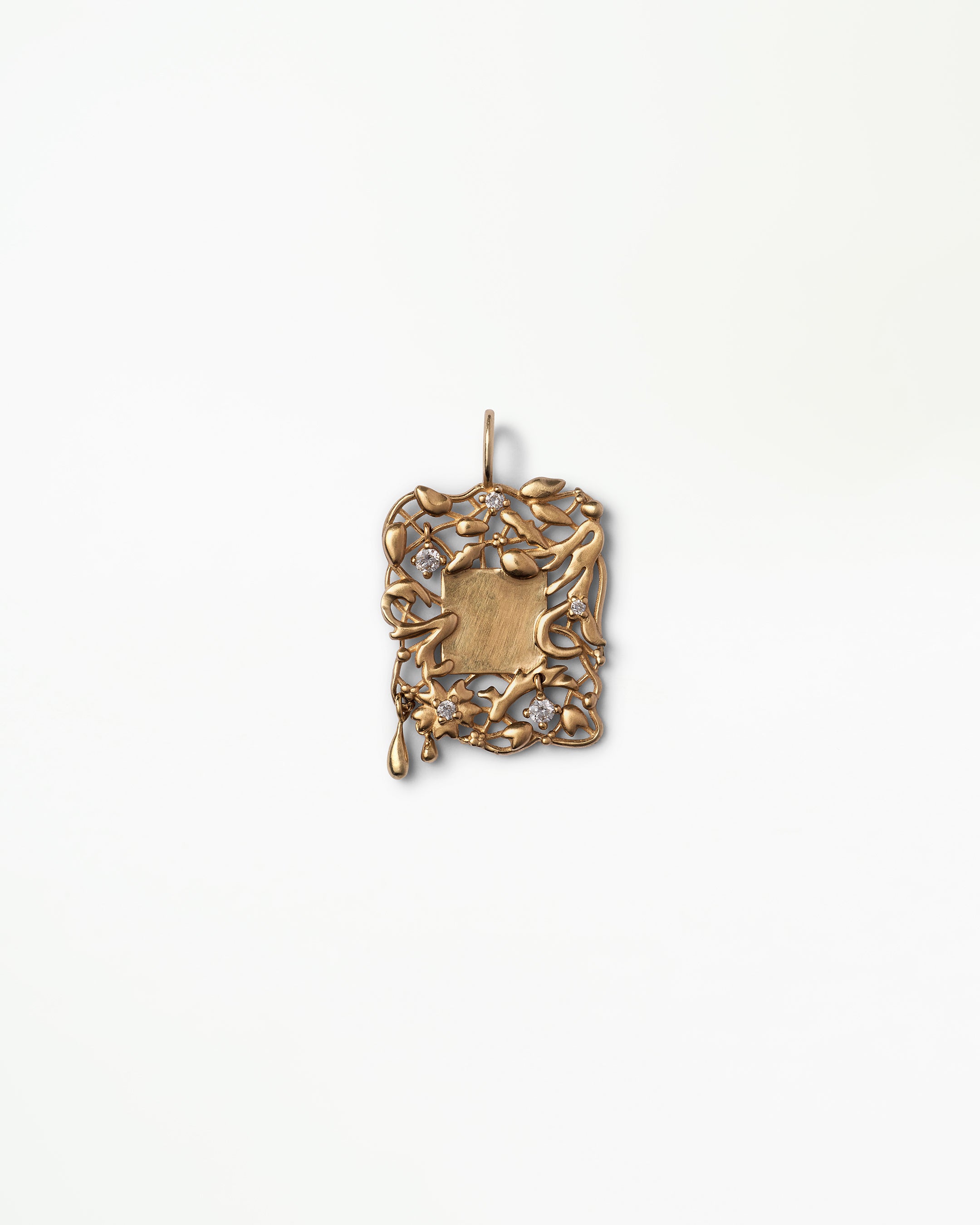 Large Diamond Lace Pendant