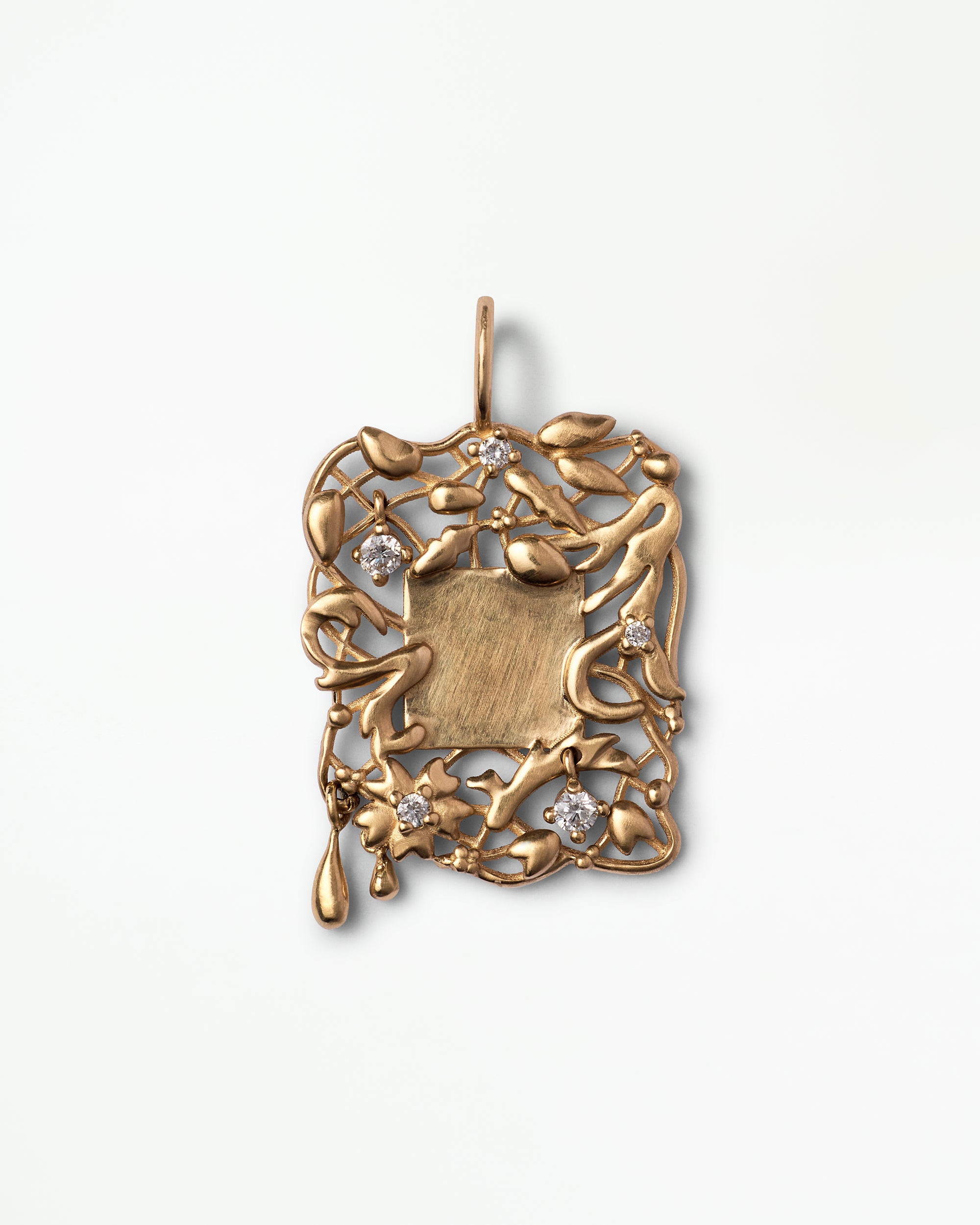 Large Diamond Lace Pendant