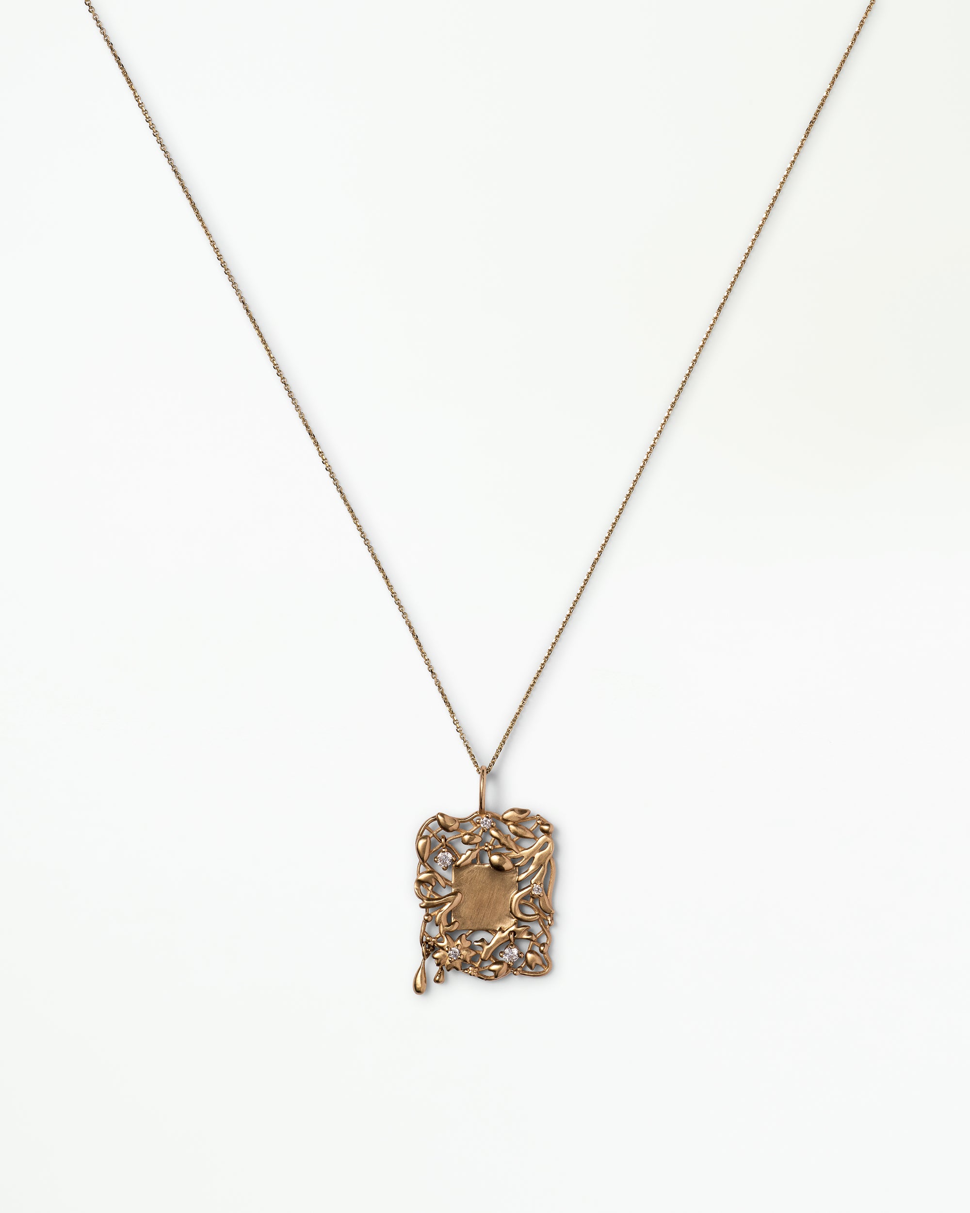 Large Diamond Lace Pendant