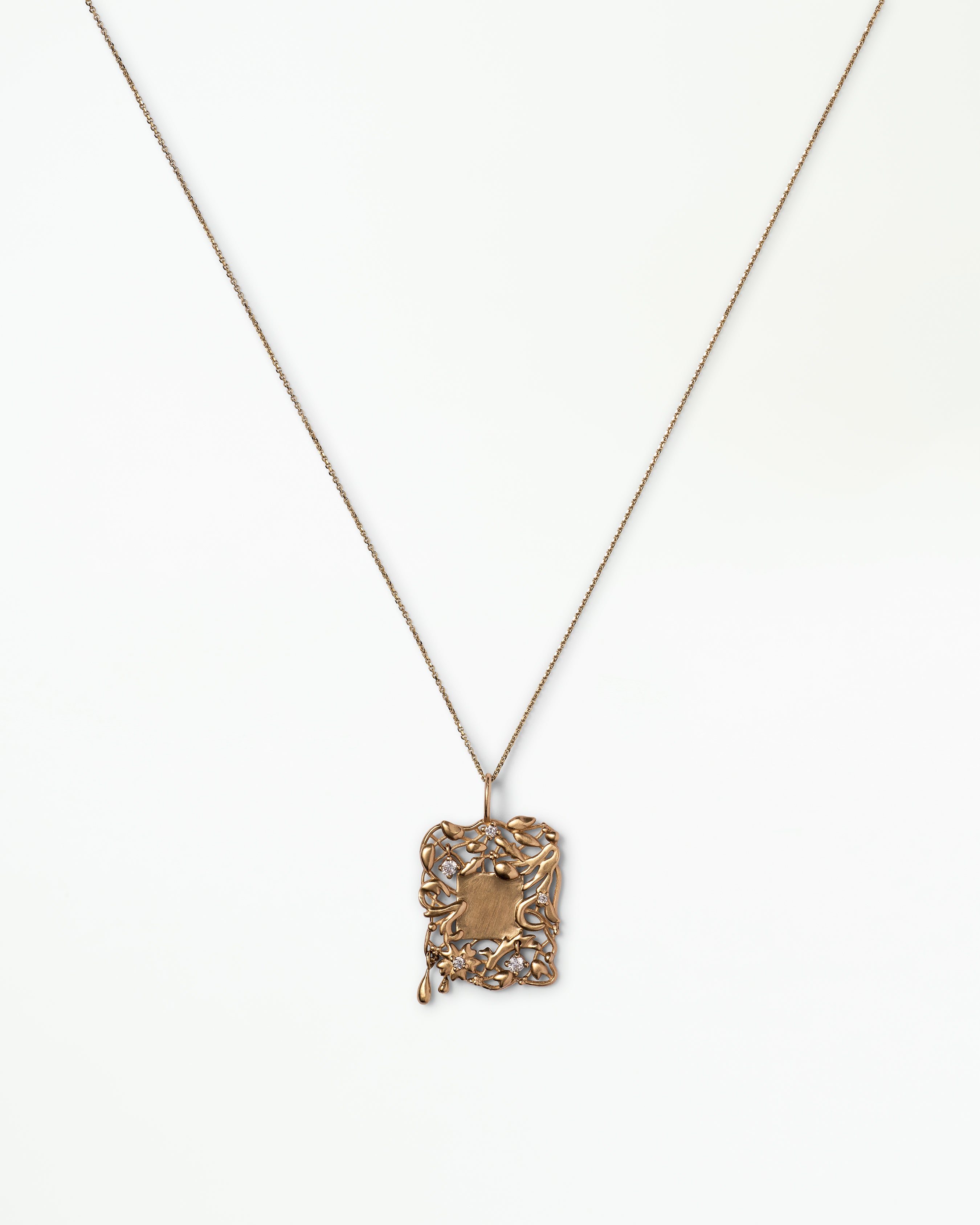 Large Diamond Lace Pendant