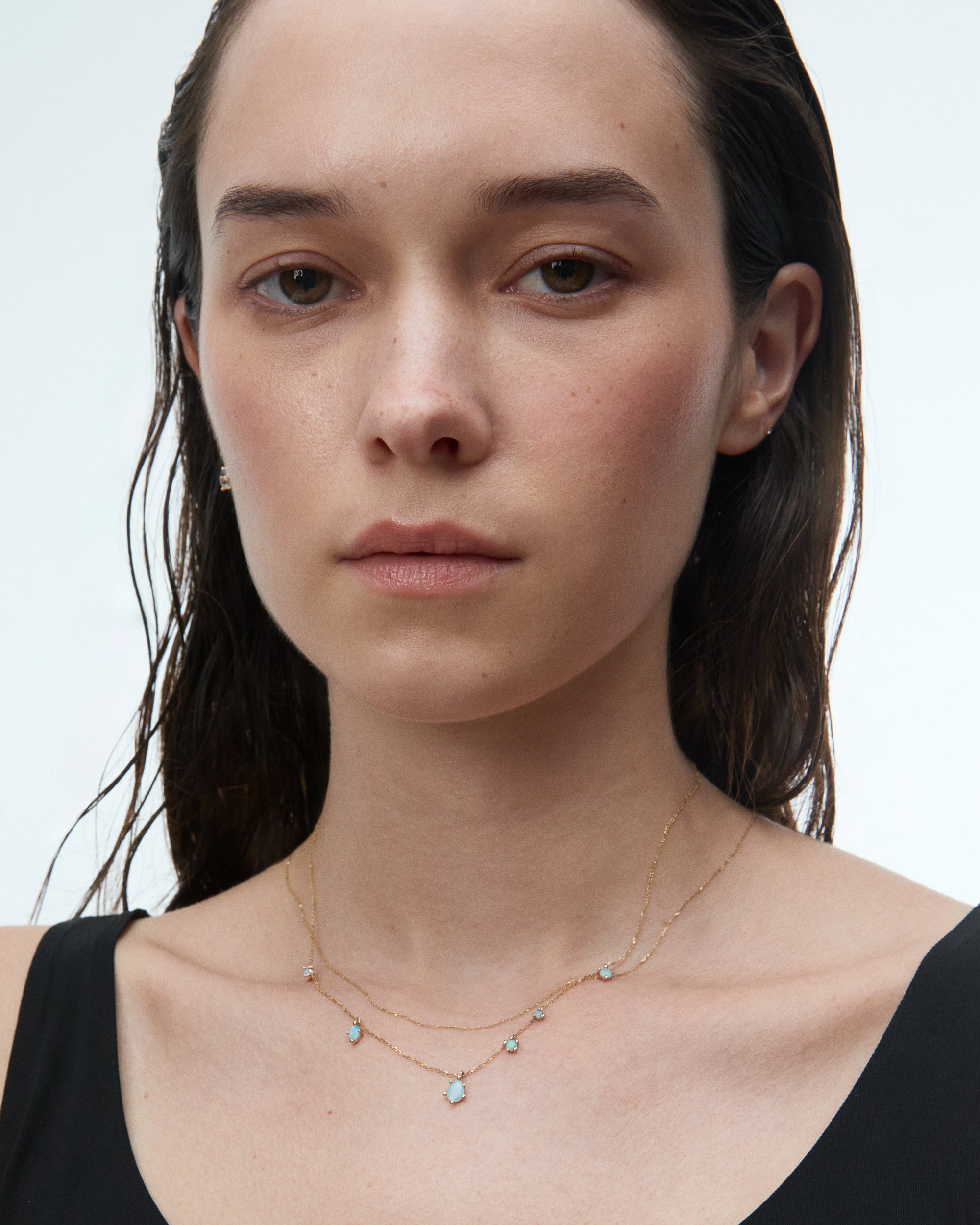 Opal Drop Necklace