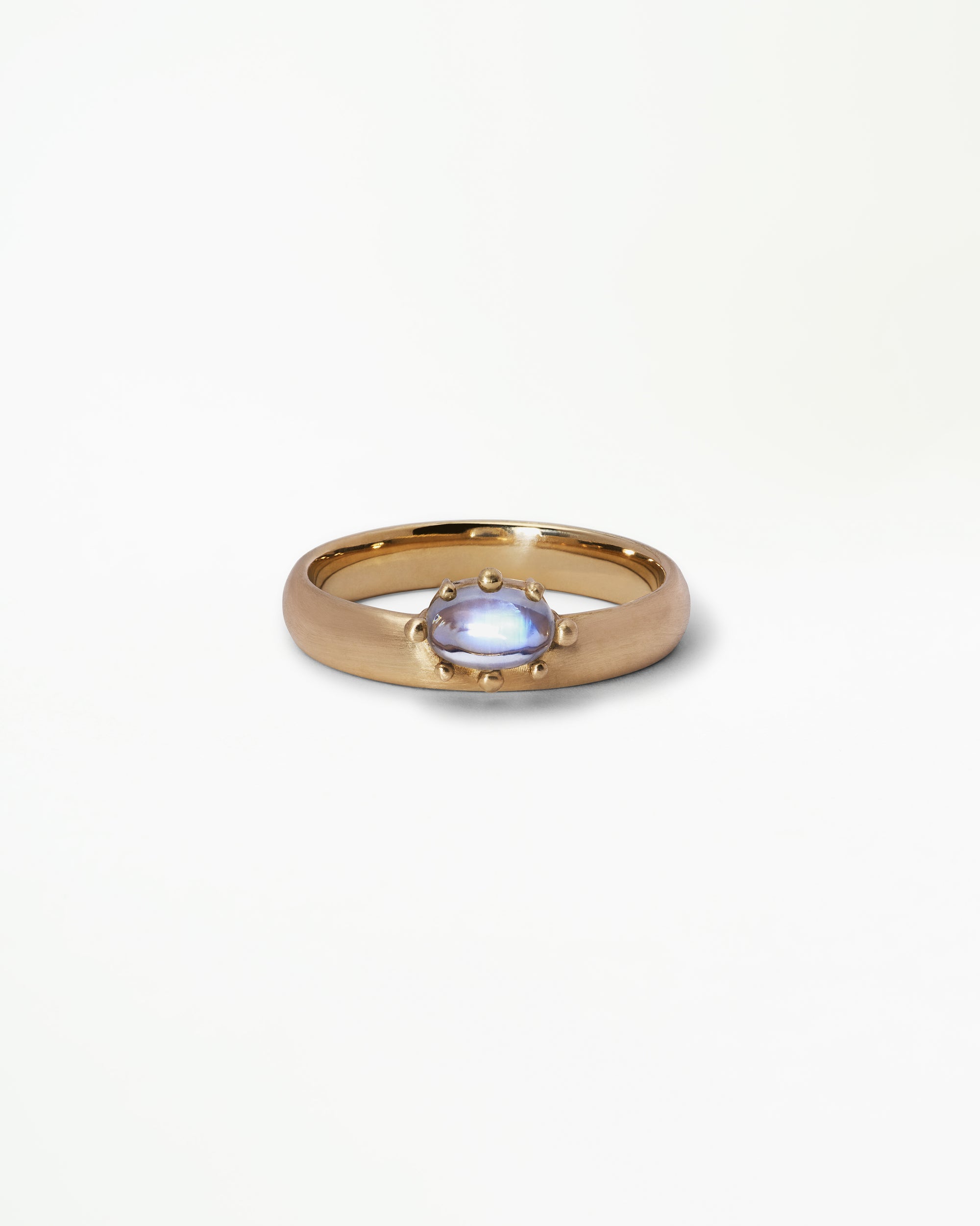 Oval Moonstone Monolith Ring
