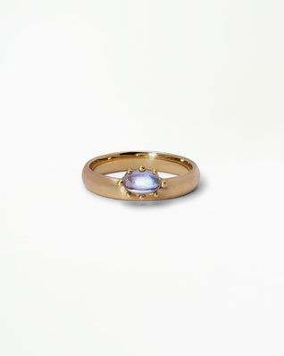 Oval Moonstone Monolith Ring