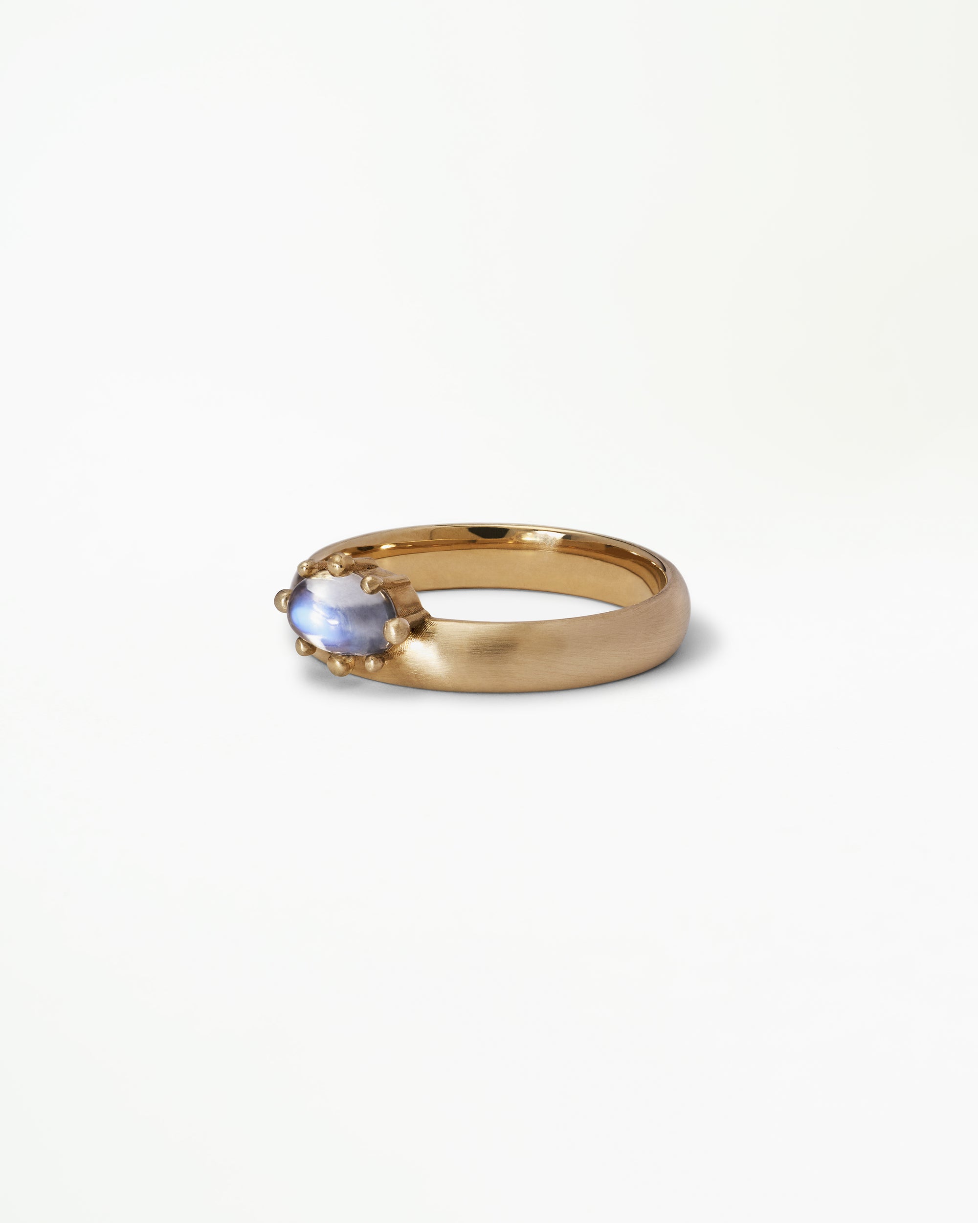 Oval Moonstone Monolith Ring