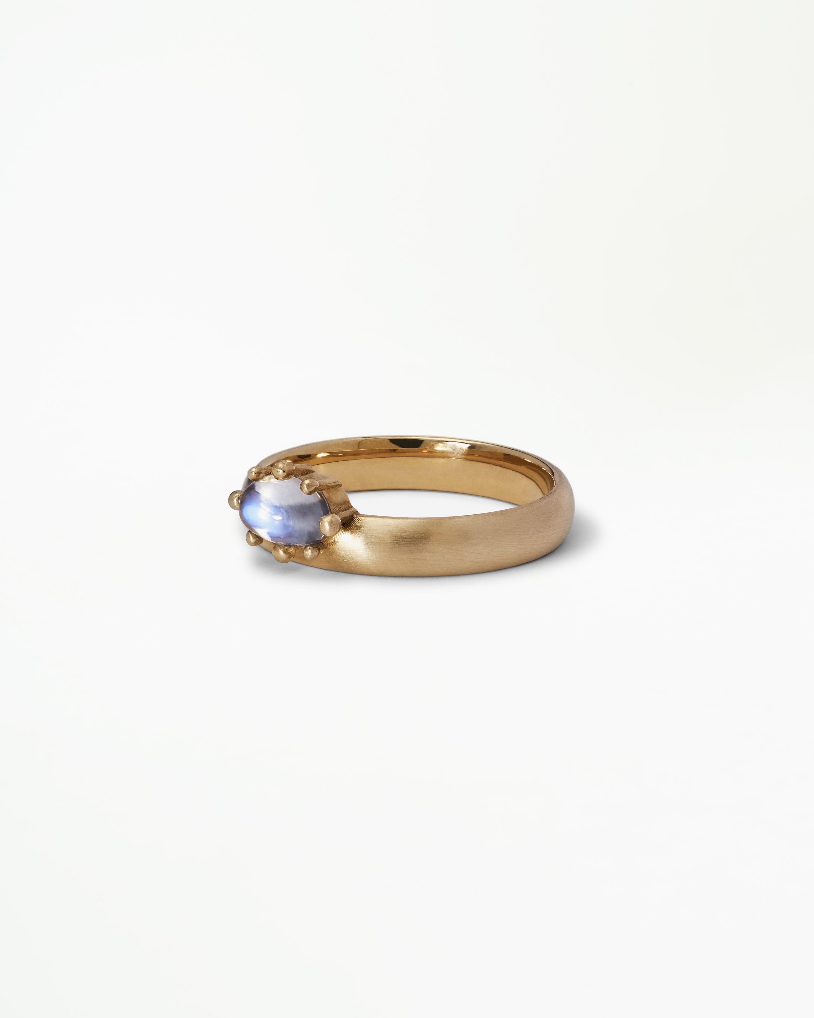 Oval Moonstone Monolith Ring